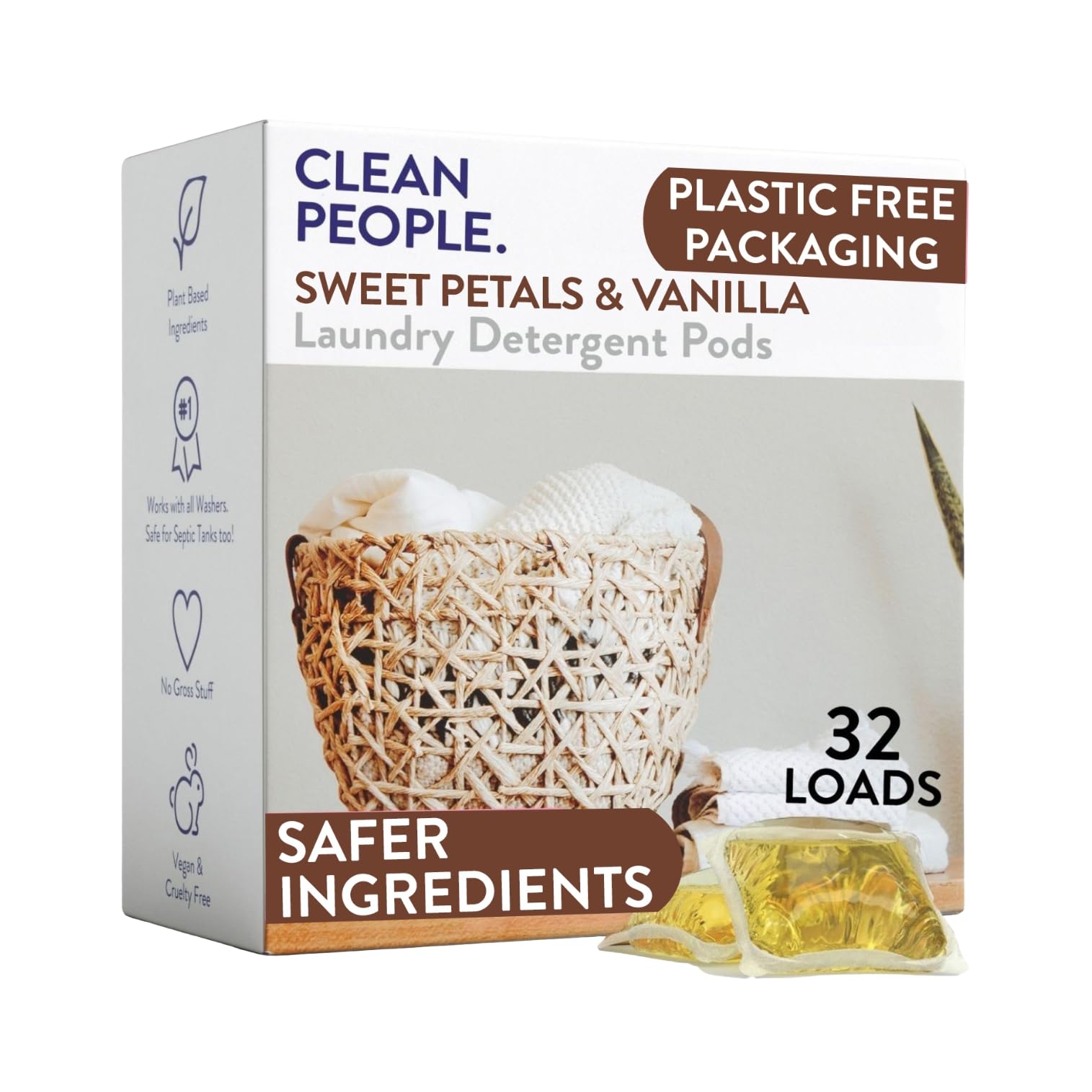 Laundry Detergent Pods (32 Count)