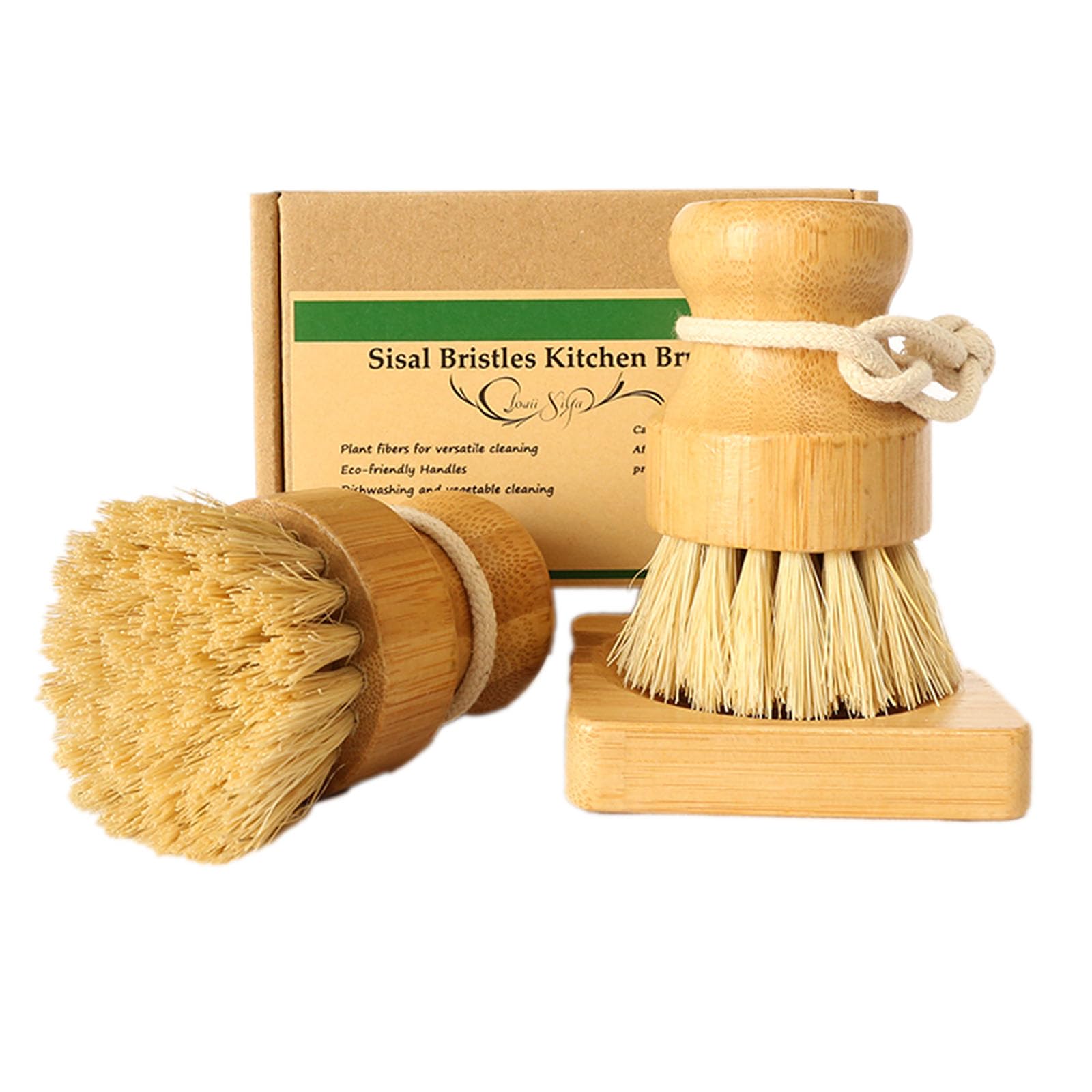 Bamboo Vegetable Brush (2 Count)
