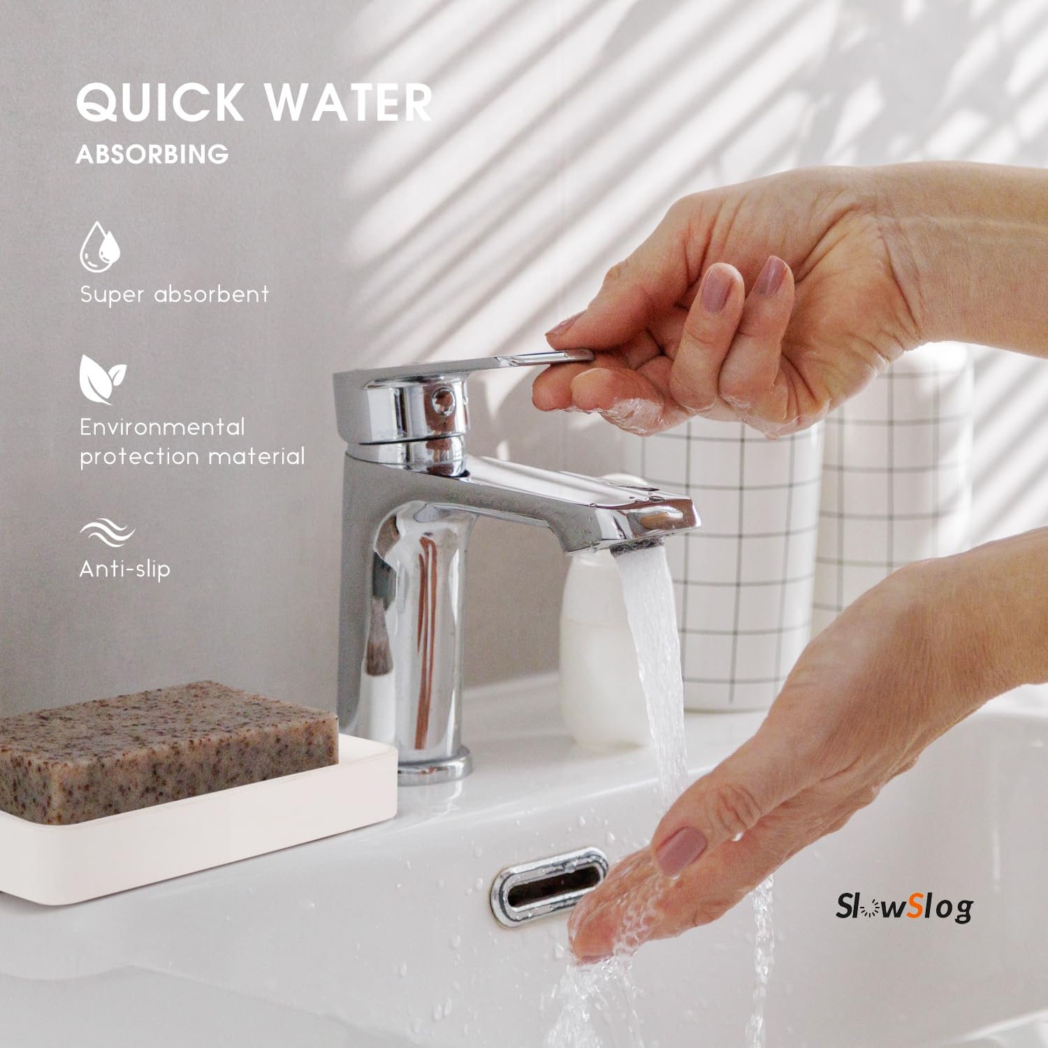 1 Pack Diatomite Soap Dish Holder