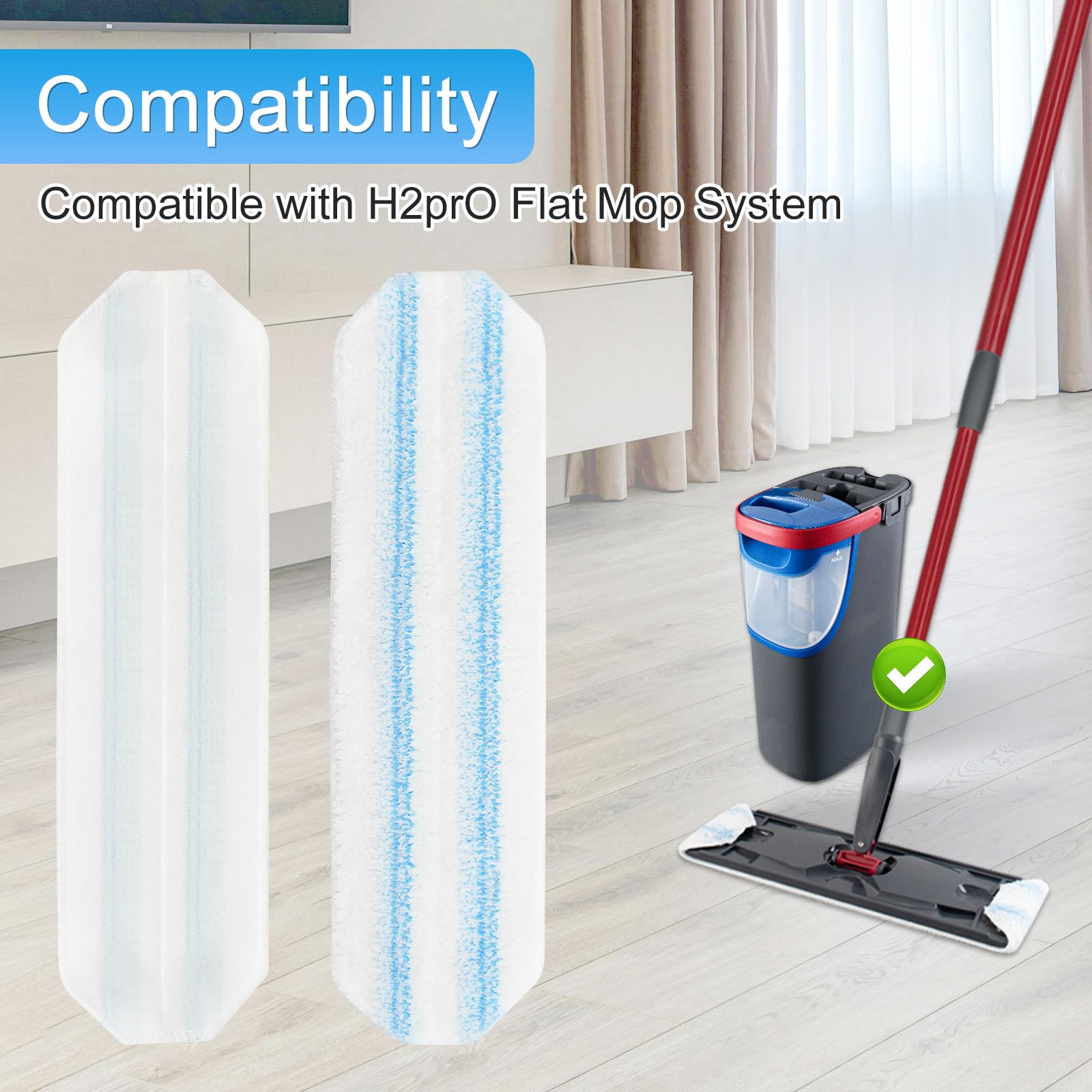 Mop Replacement Pads Compatible with O (3 Count)