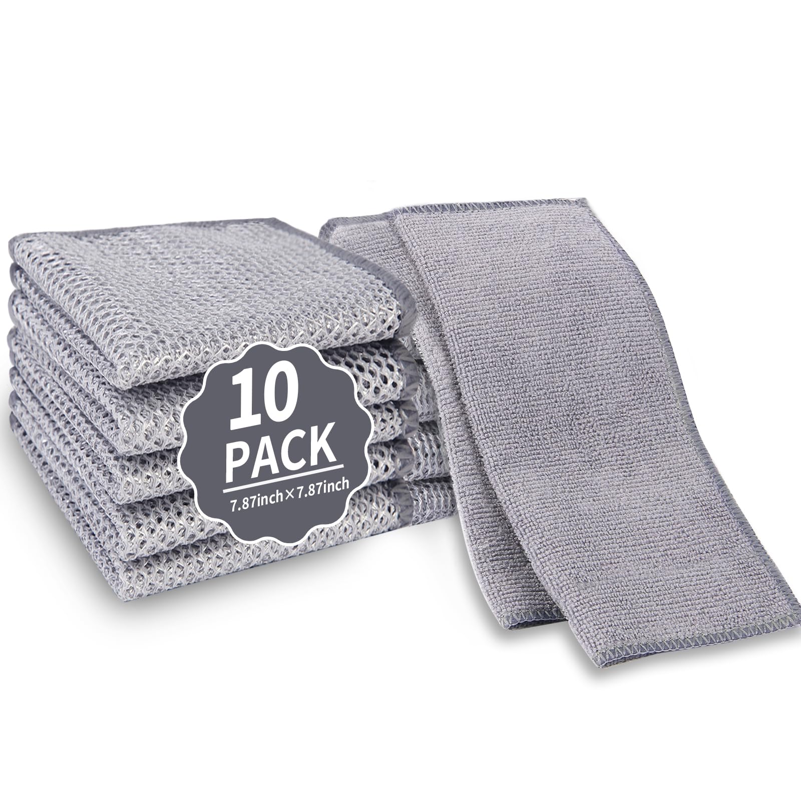 10 Pack Wire Dish Cloths (10 Count)