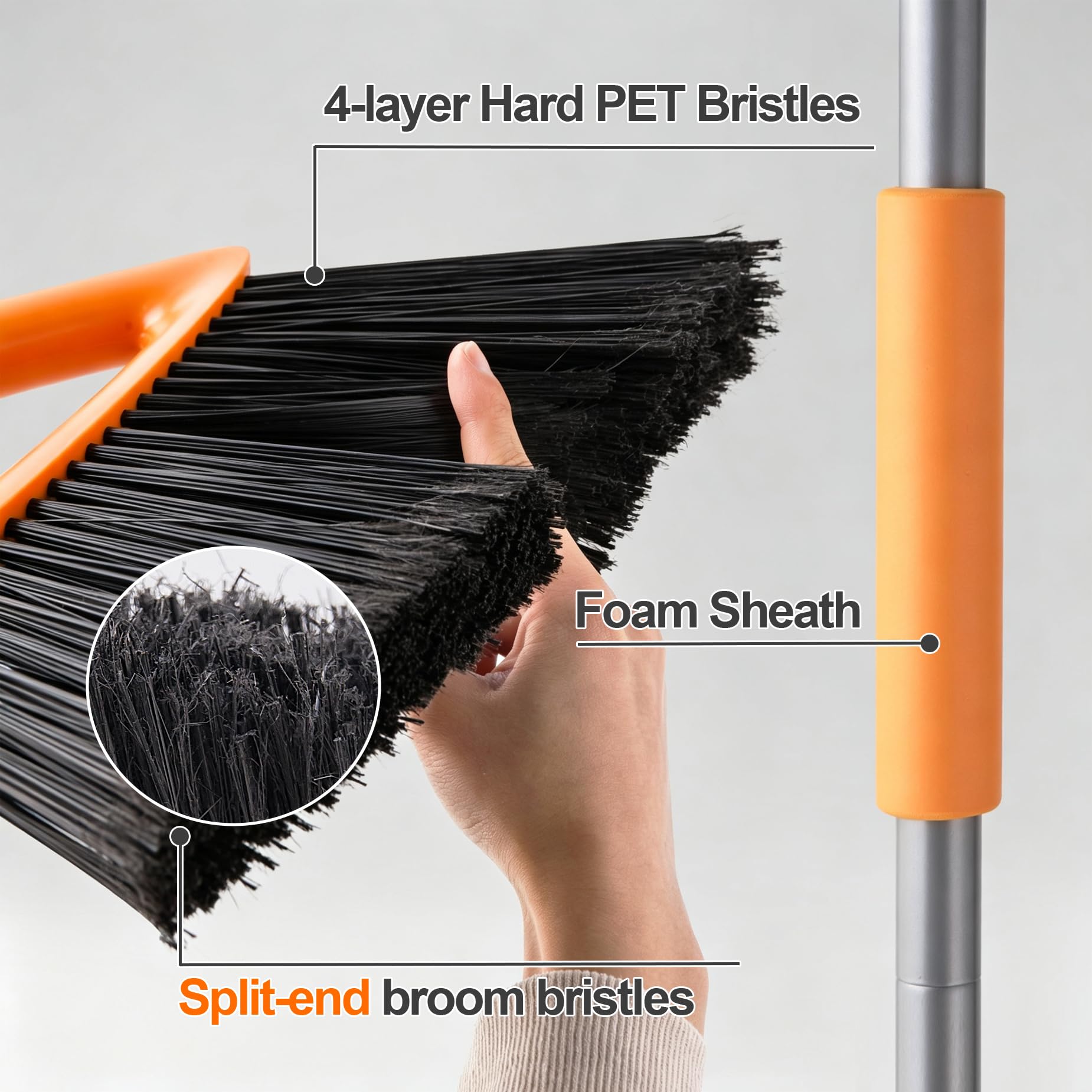 Outdoor Broom for Sweeping Patio