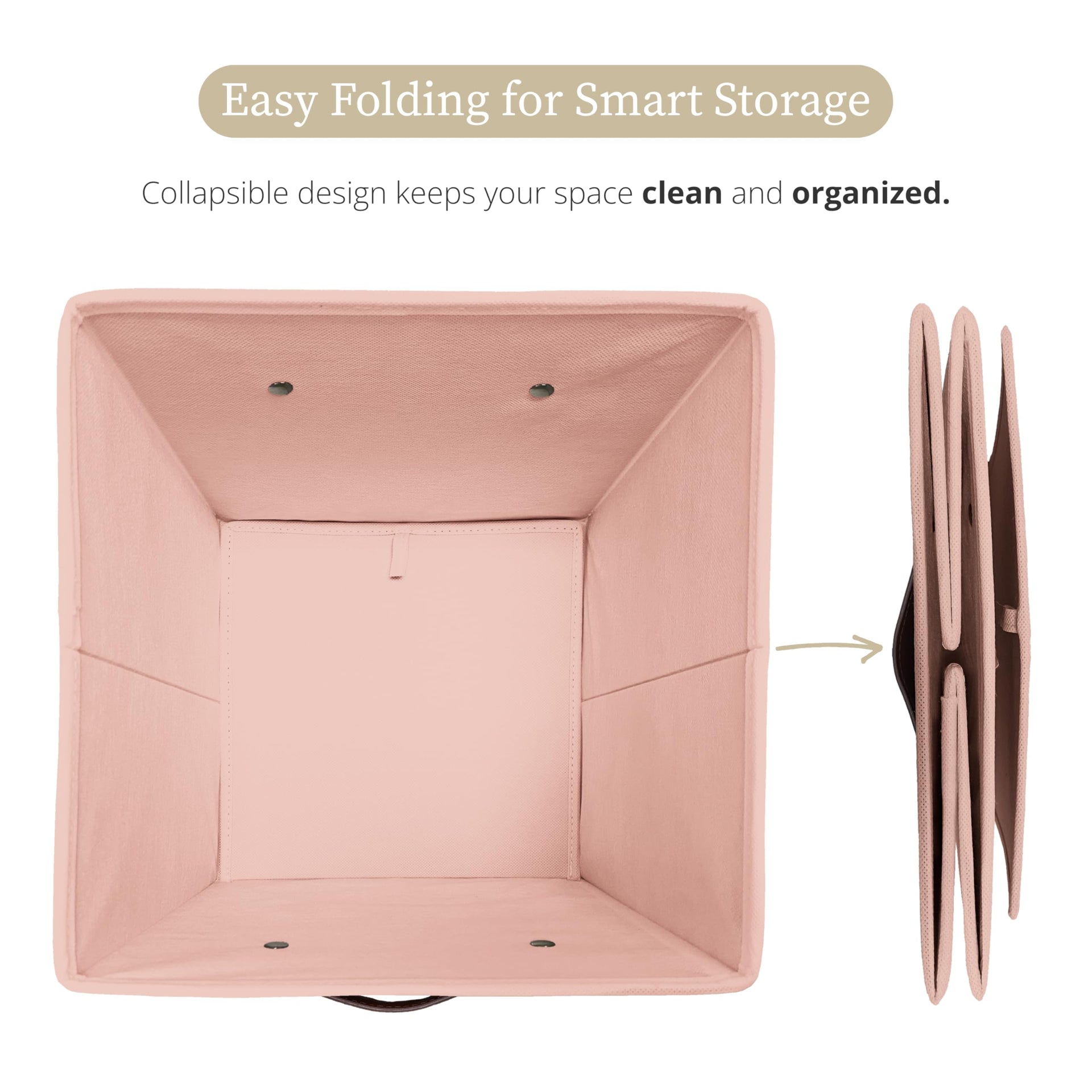 Storage Bins Cube Storage Bin with Labels (6 Count)