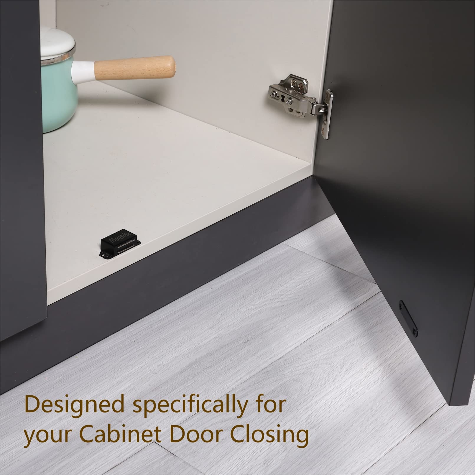 Cabinet Magnets Magnetic Door Catch Stainless Steel Door Magnet for Kitchen Bathroom Cupboard Wardrobe Closet Closures Cabinet Door Drawer Latch 20 lbs (16 Count)