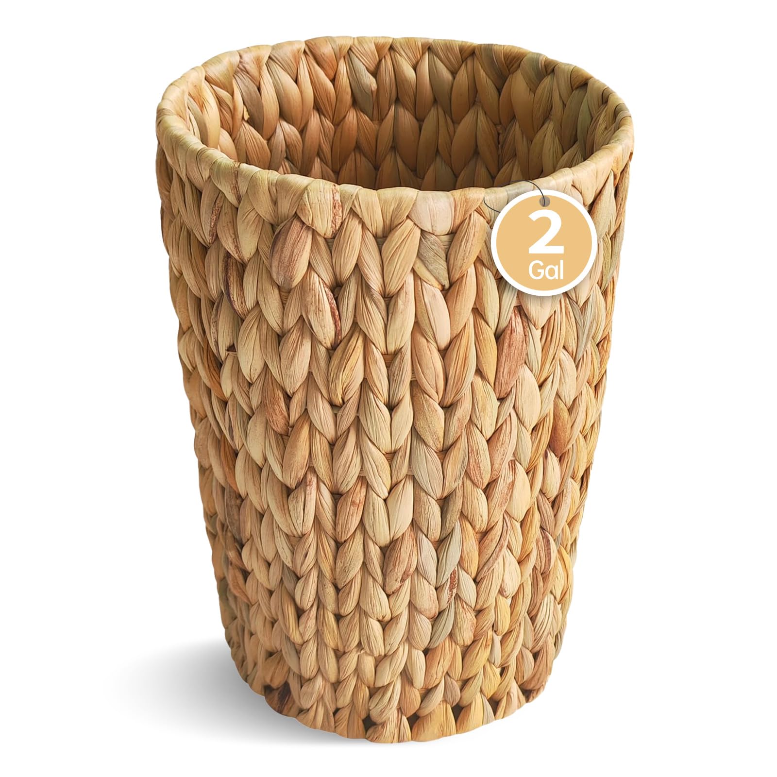 Wicker Trash Can