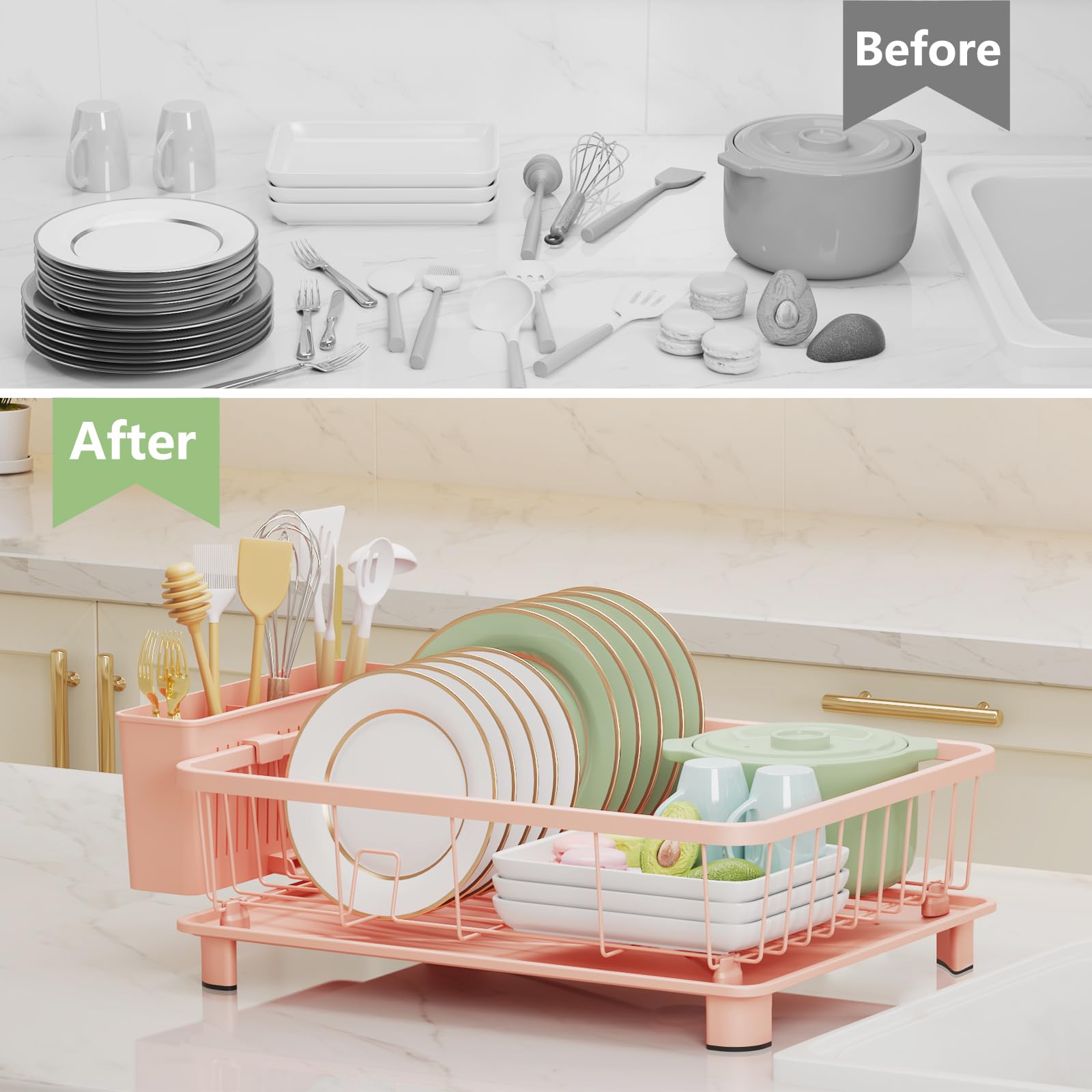 Dish Drying Rack for Kitchen Counter