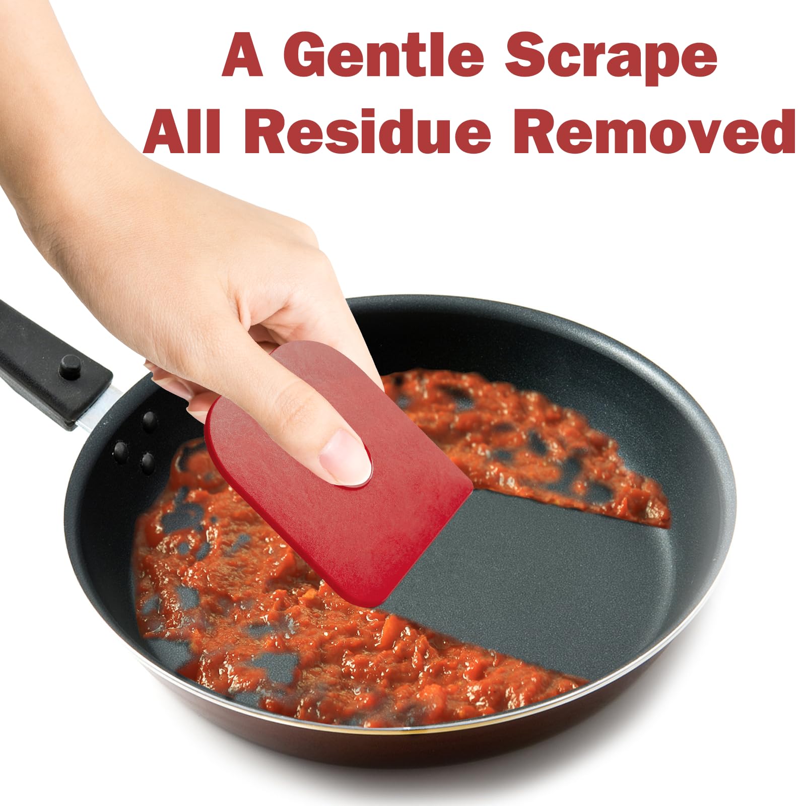 Pan Scraper 5 Pcs Pot & Dish Scraper Plastic