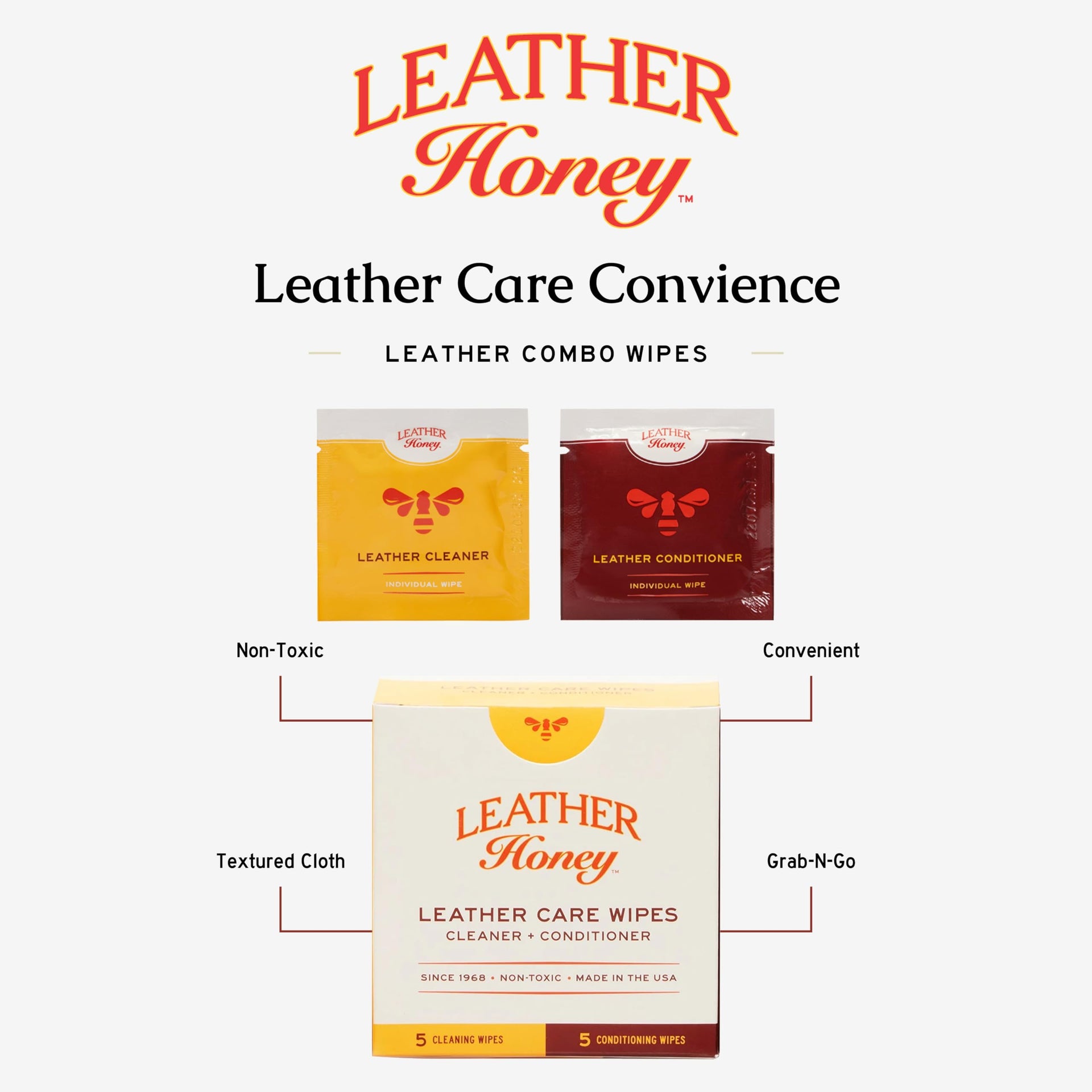 Leather Wipe Kit (10 Count)