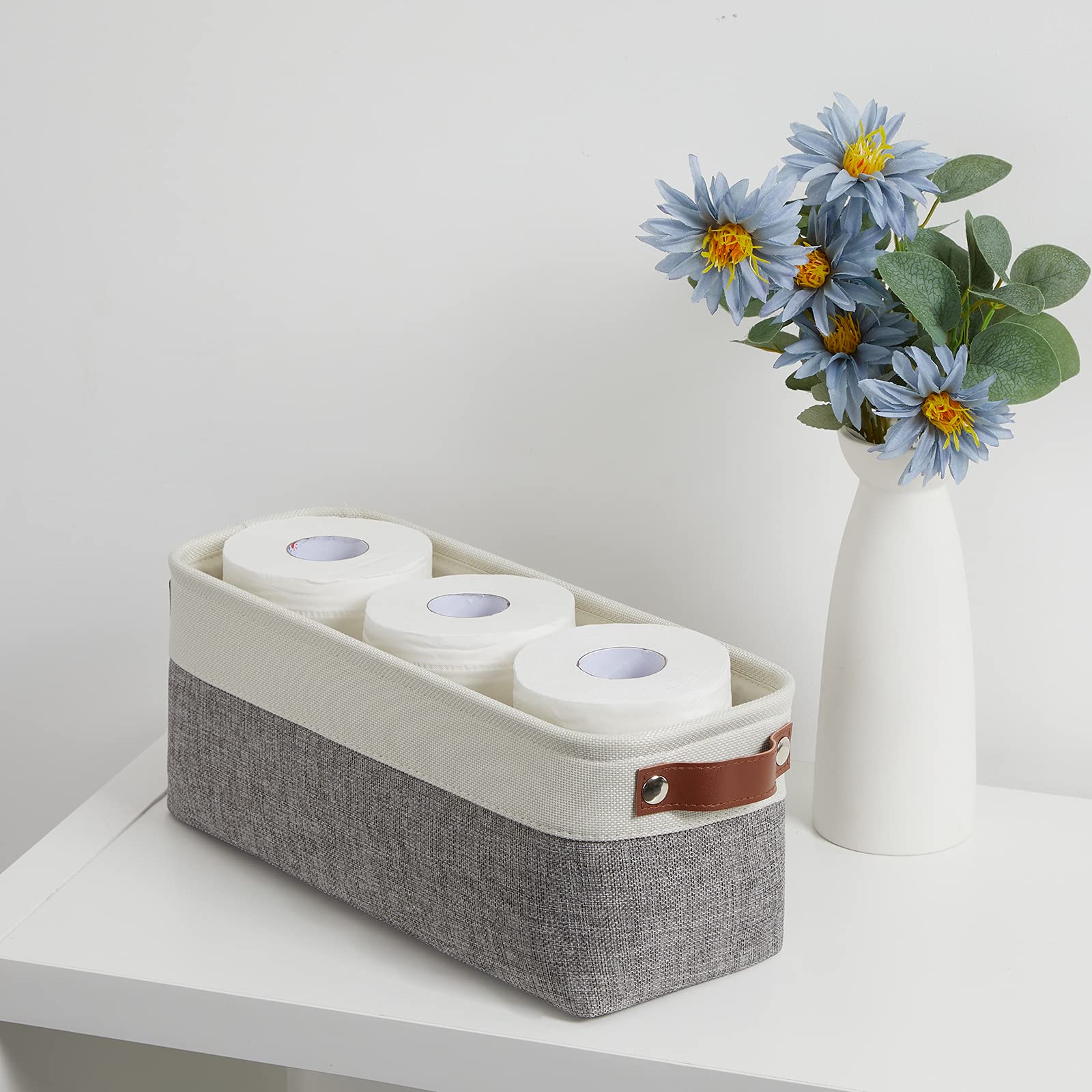 Small Storage Baskets 15"x6"x5.5" (2 Count)