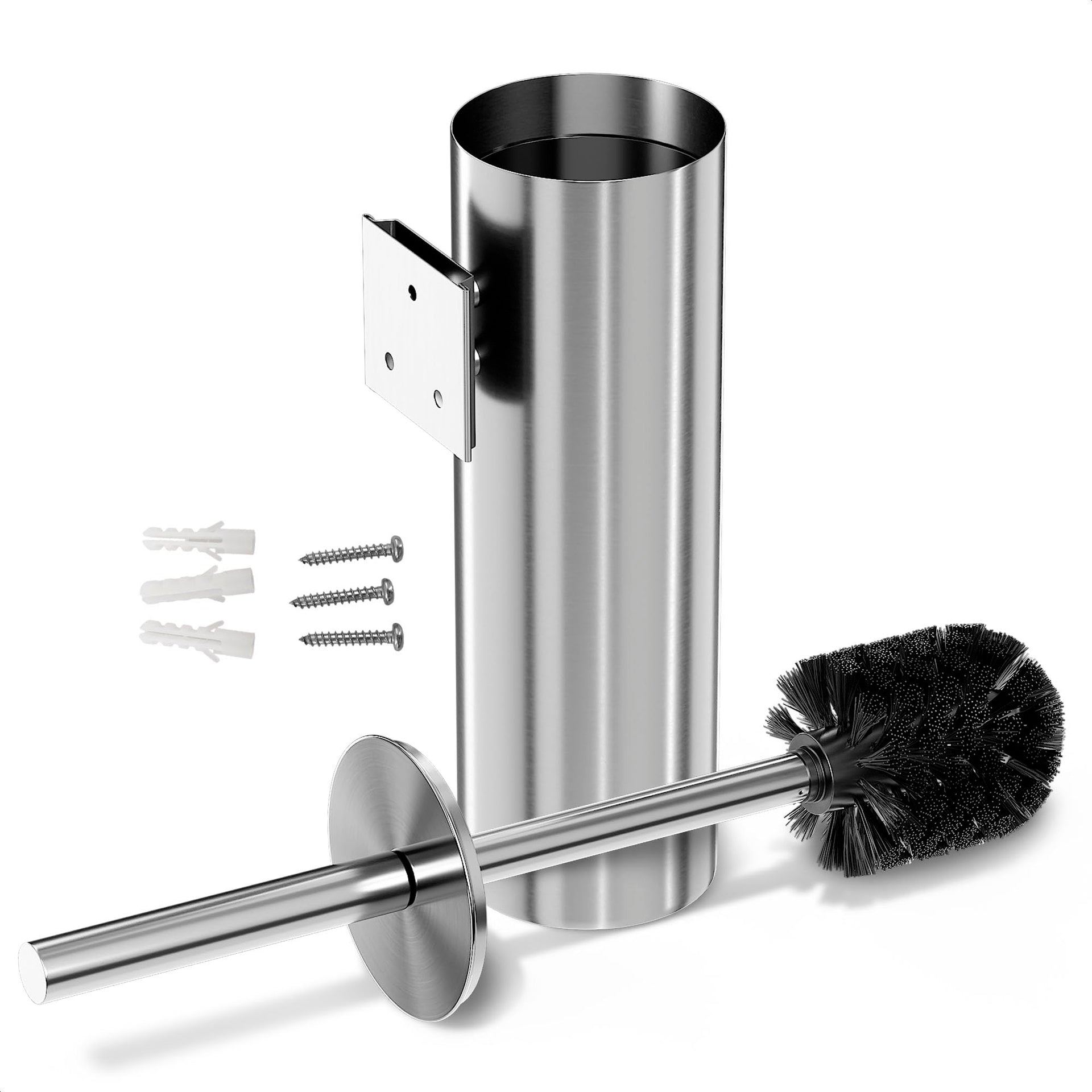 Wall Mounted Toilet Brush and Holder Set