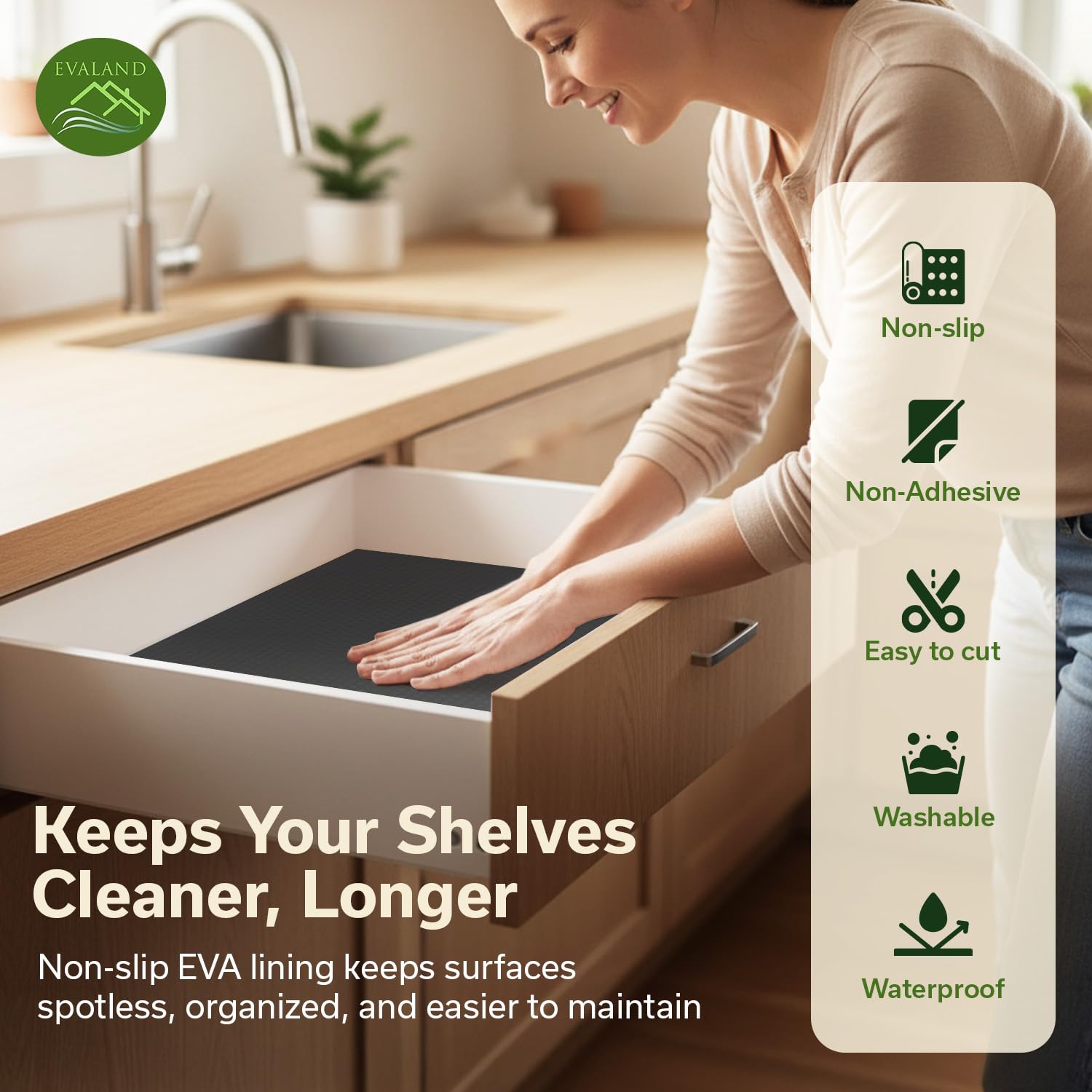 Shelf Liner Cabinet Liner Non (33 Sq Ft)