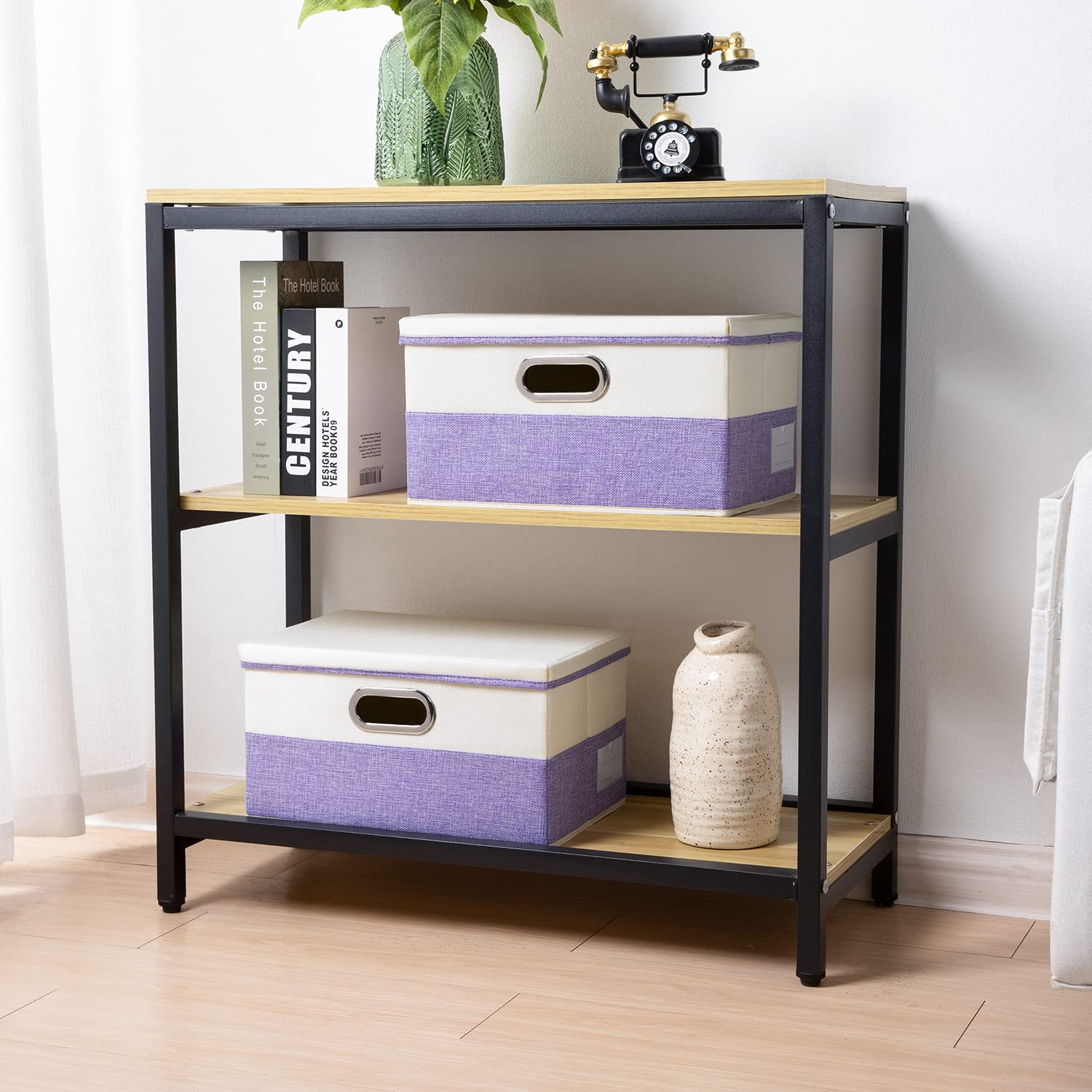 Collapsible Storage Bin with Lid [3 (3 Count)