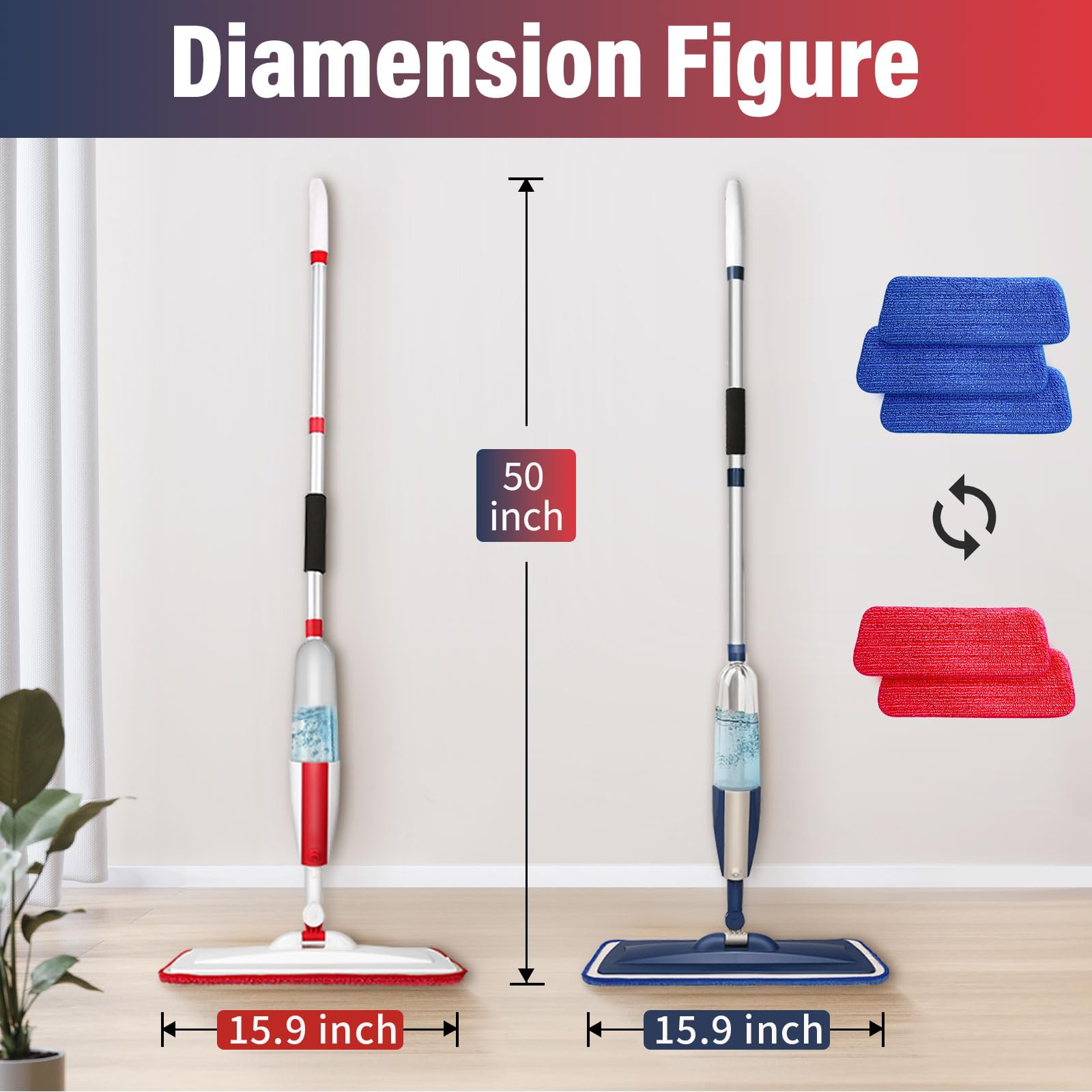 Spray Mop for Floor Cleaning