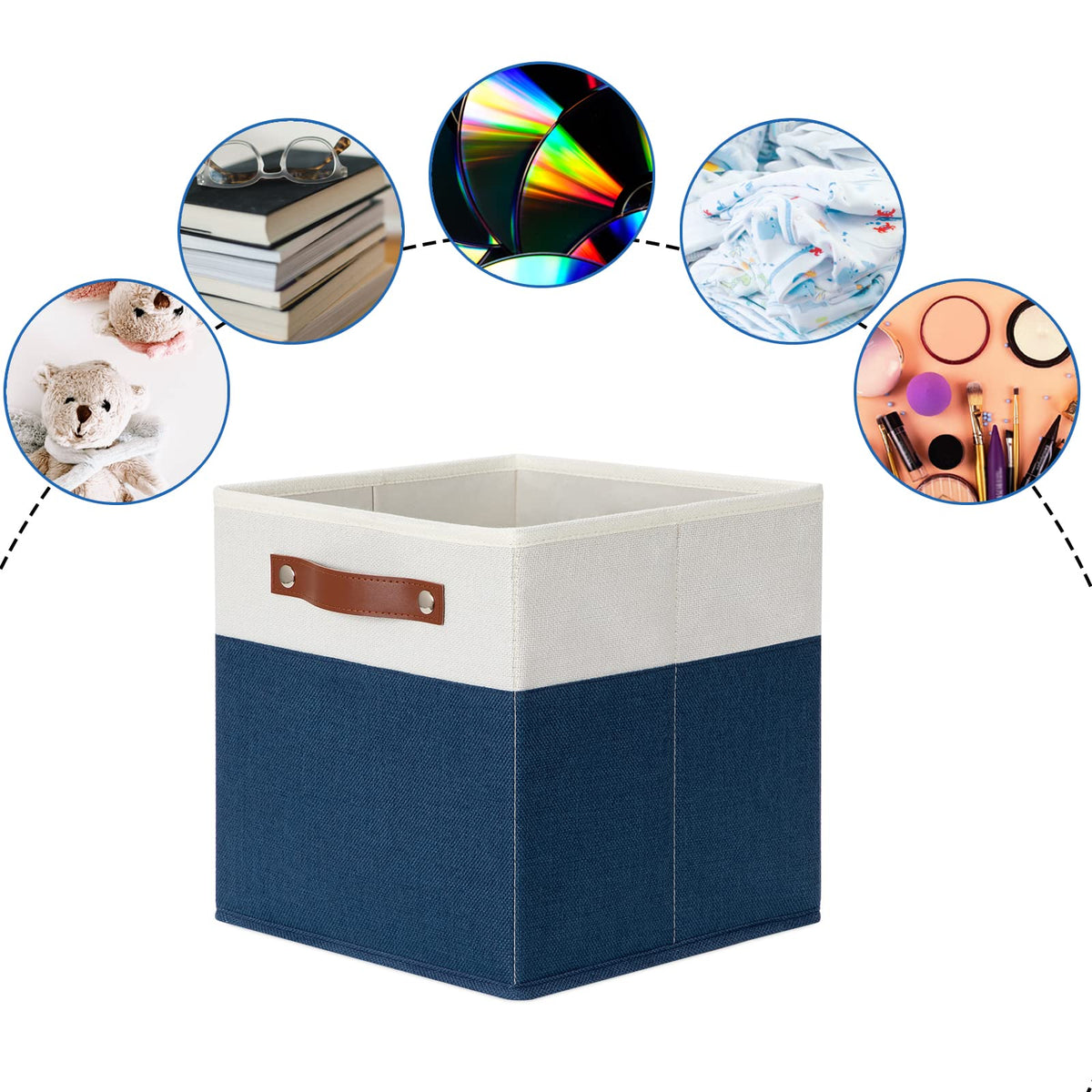 Fabric Bins for Cube 11x11 (4 Count)