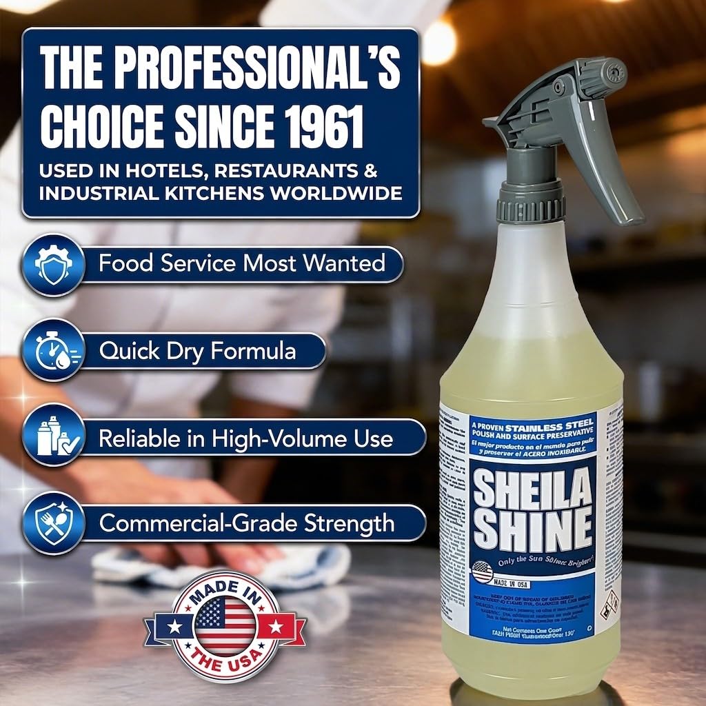1 Quart Stainless Steel Cleaner and Polish w (32 Ounce)