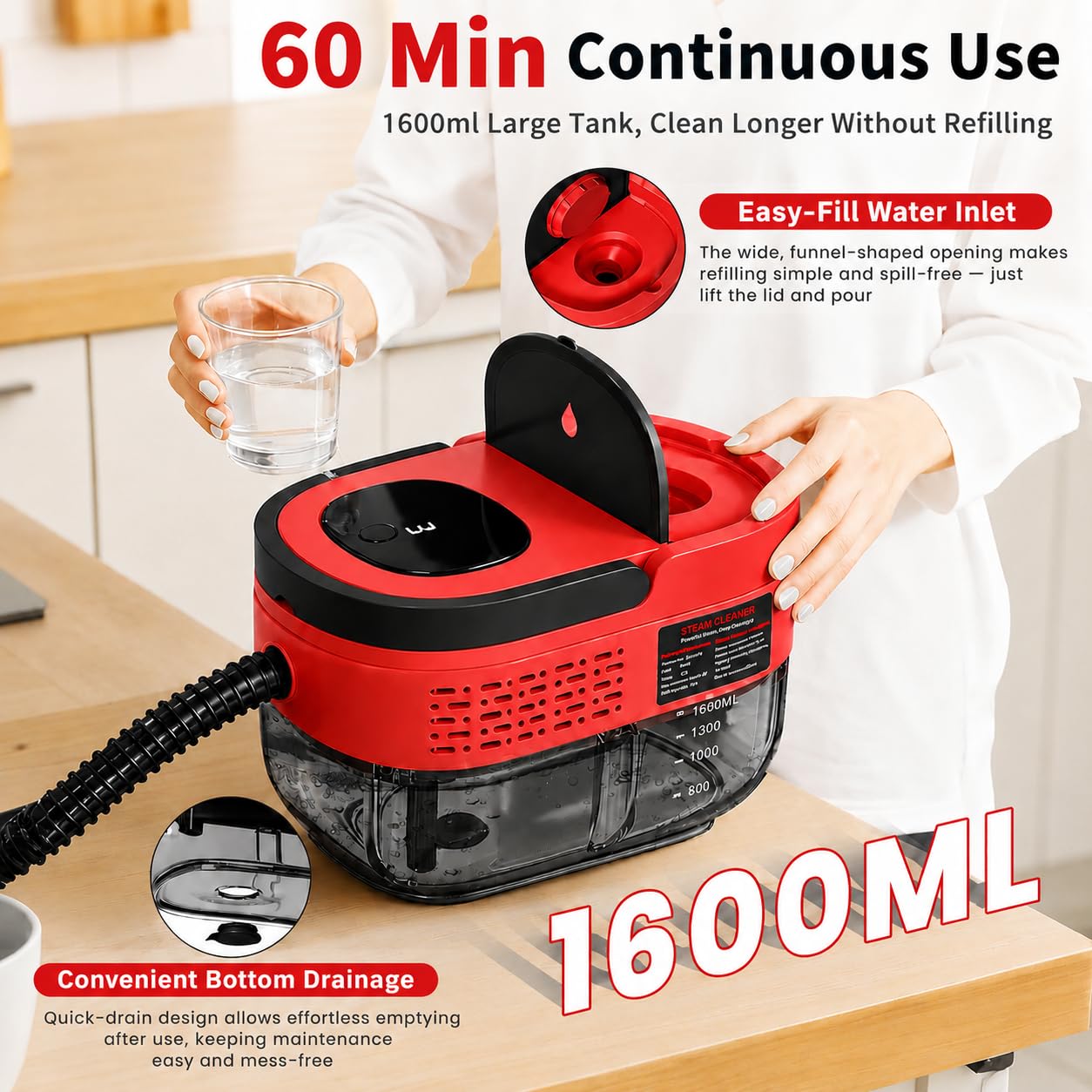 Handheld Steam Cleaner for Home