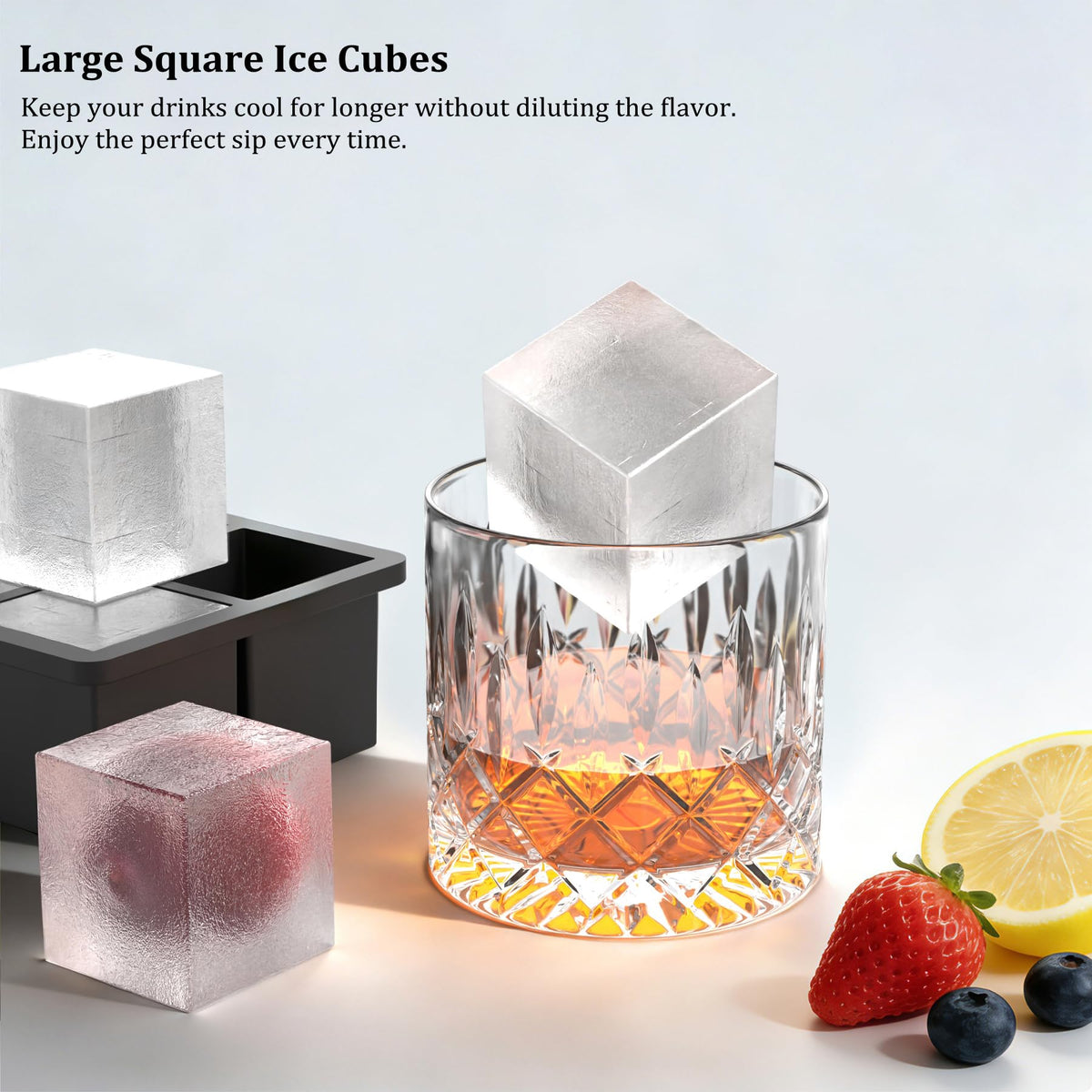 Silicone Ice Cube Trays with Metal Reinforced Frame