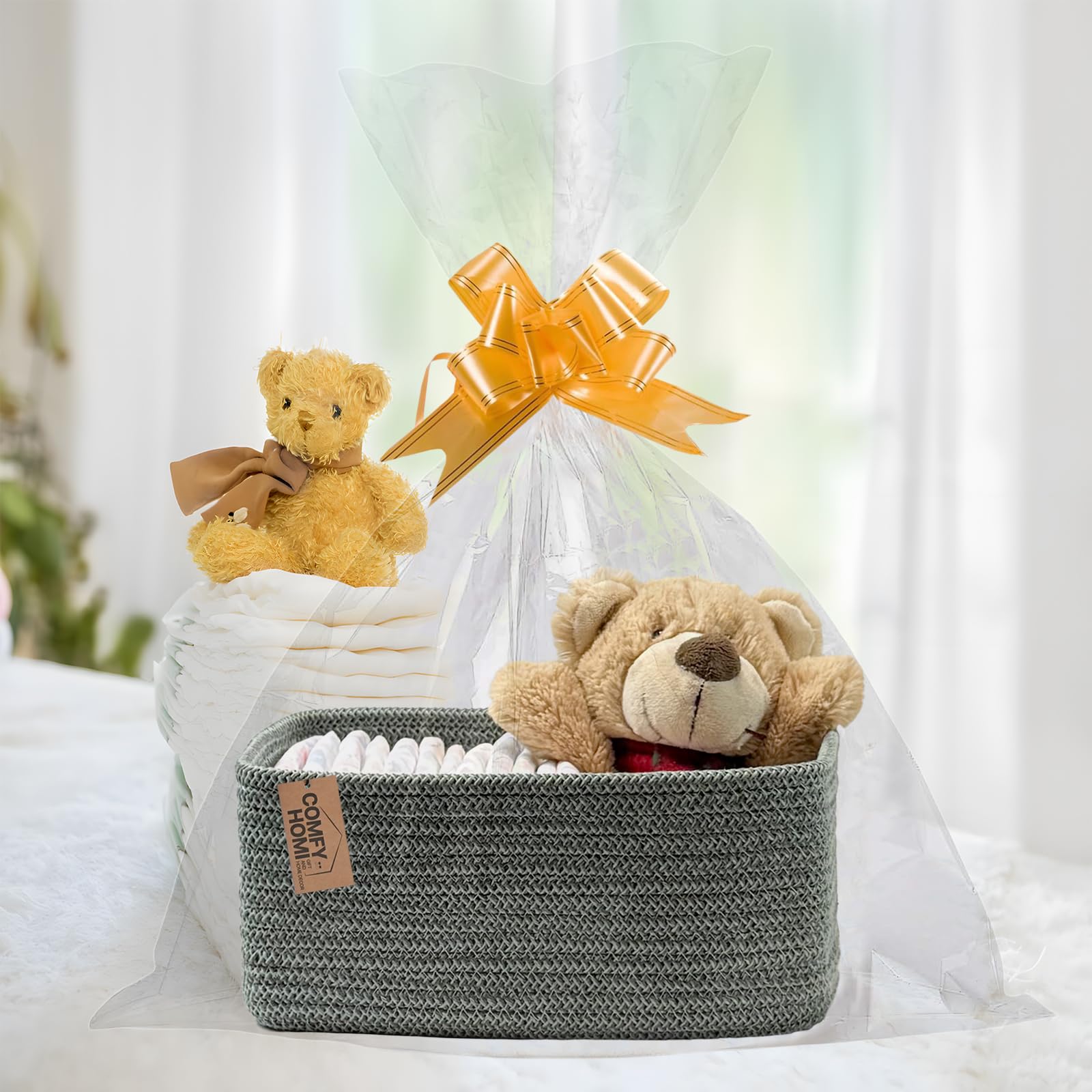 COMFY HOMI 11.5"x7.5"x4.7" Storage Baskets for Organizing (3 Count)