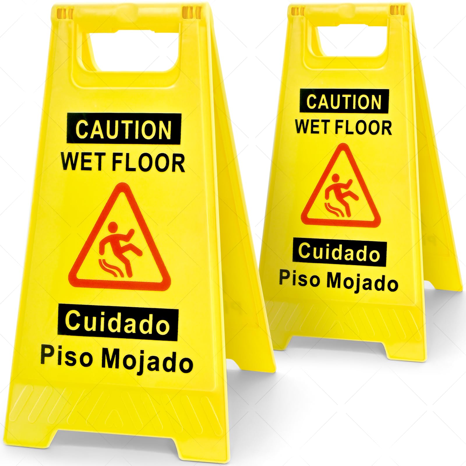 2 Pack Caution Wet Floor Sign (2 Count)