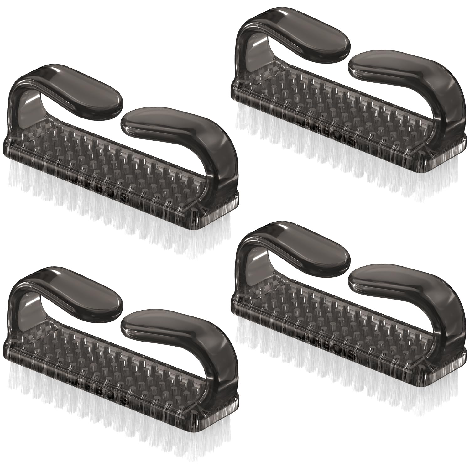 Handle Grip Nail Brush (4 Count)