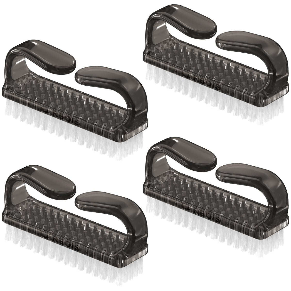 Handle Grip Nail Brush (4 Count)