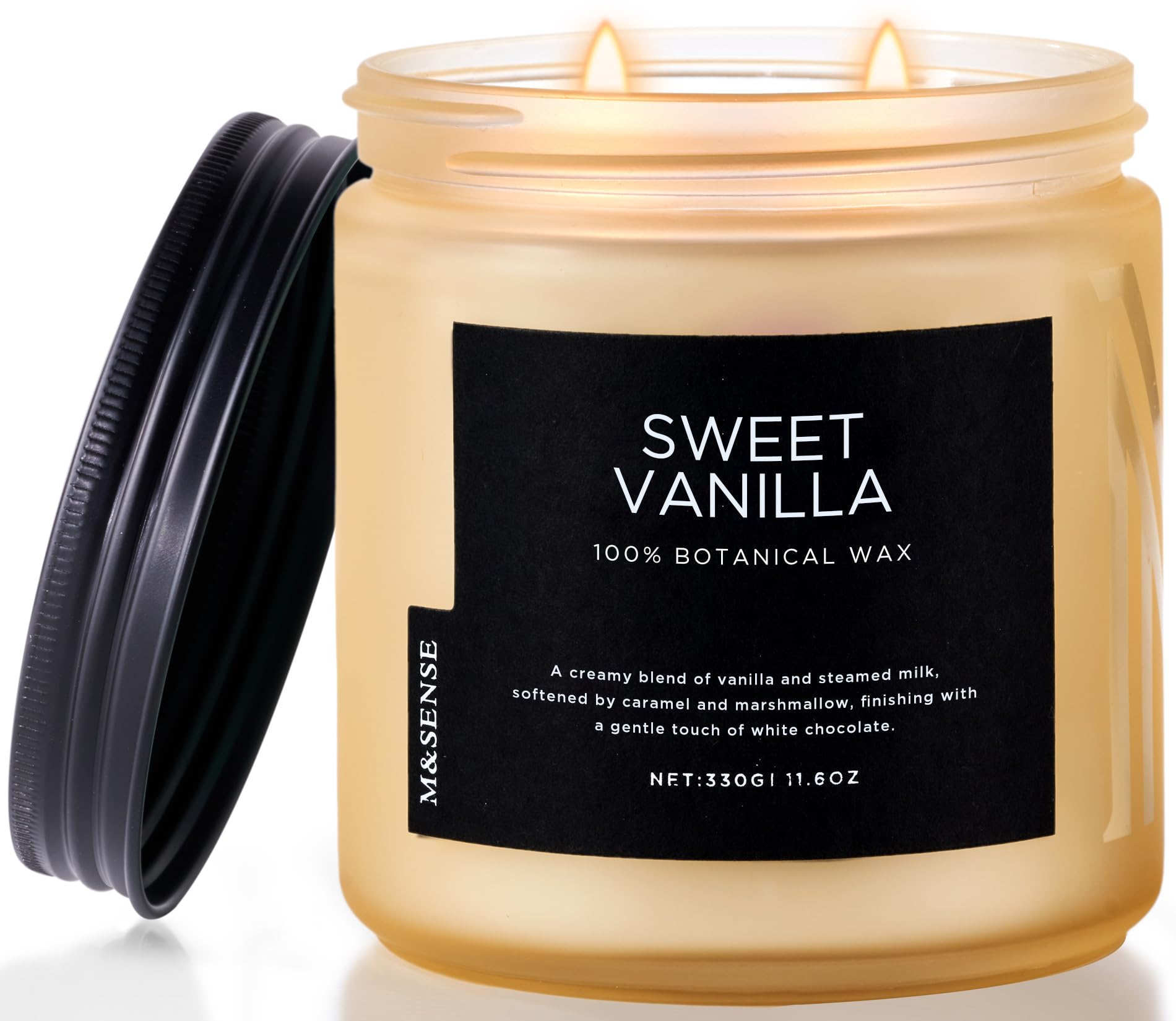 Sweet Vanilla Scented Candles for Home (11.6 Ounce)