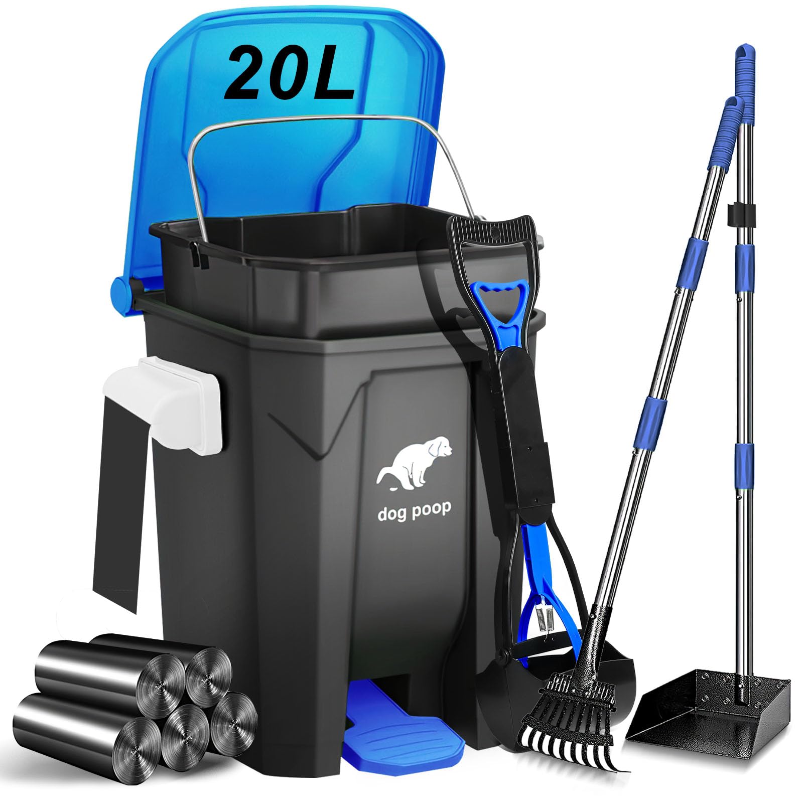 Dog Poop Trash Can Outside