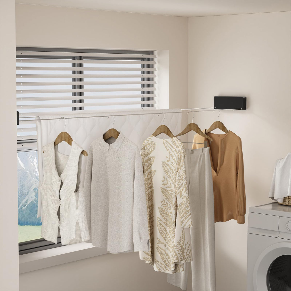 Retractable Clothesline Indoor