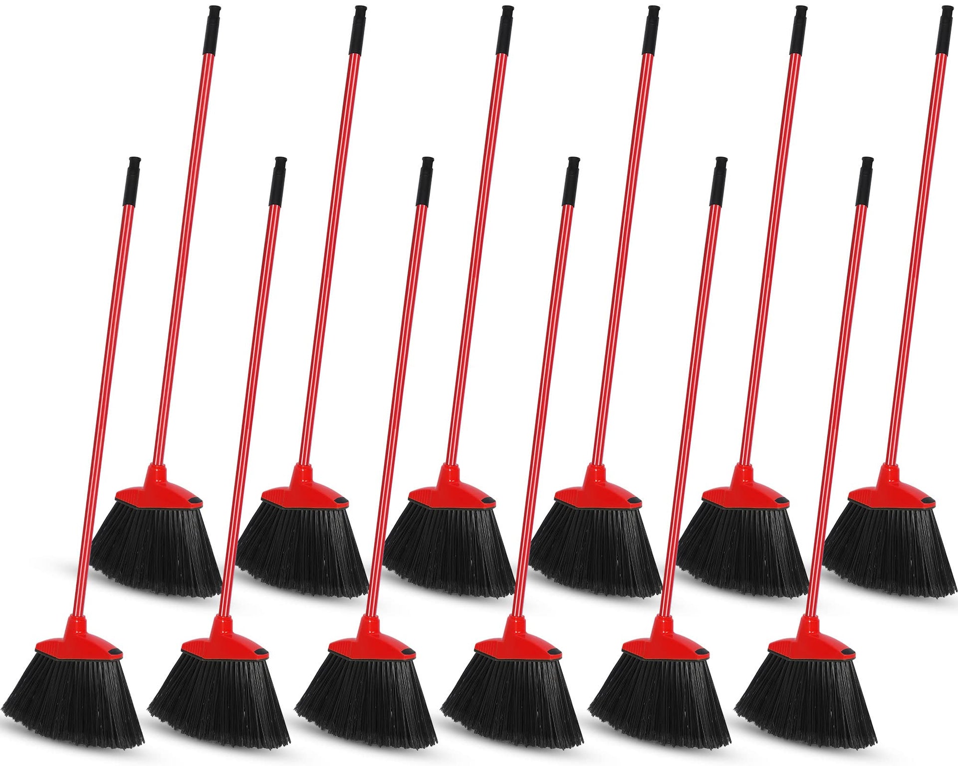 12 Pcs Heavy Duty Broom Bulk