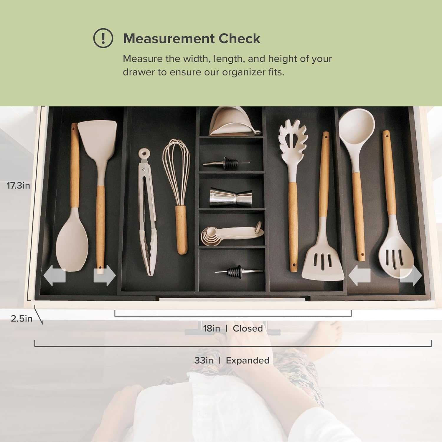 Utensil & Junk Drawer Organizer