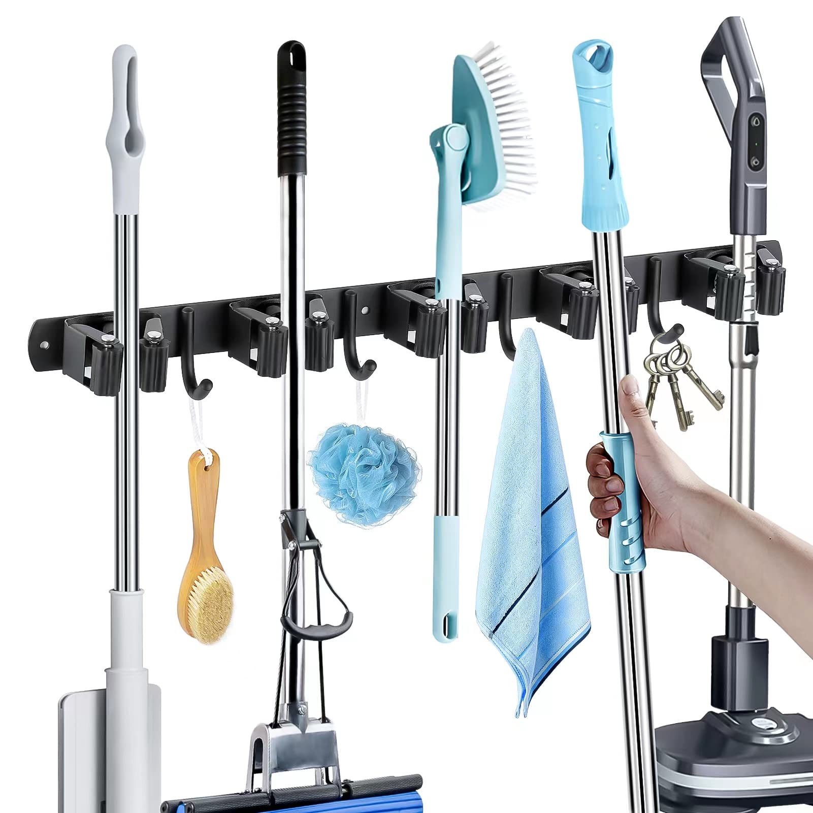 Broom Holder Wall Mount