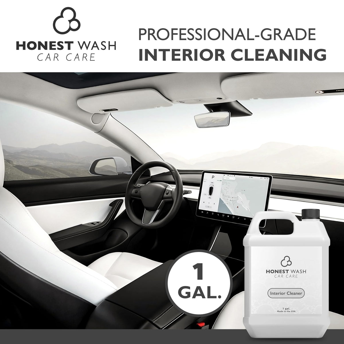 Interior Cleaner Cleans and Shines Rubber (128 Fl Oz)