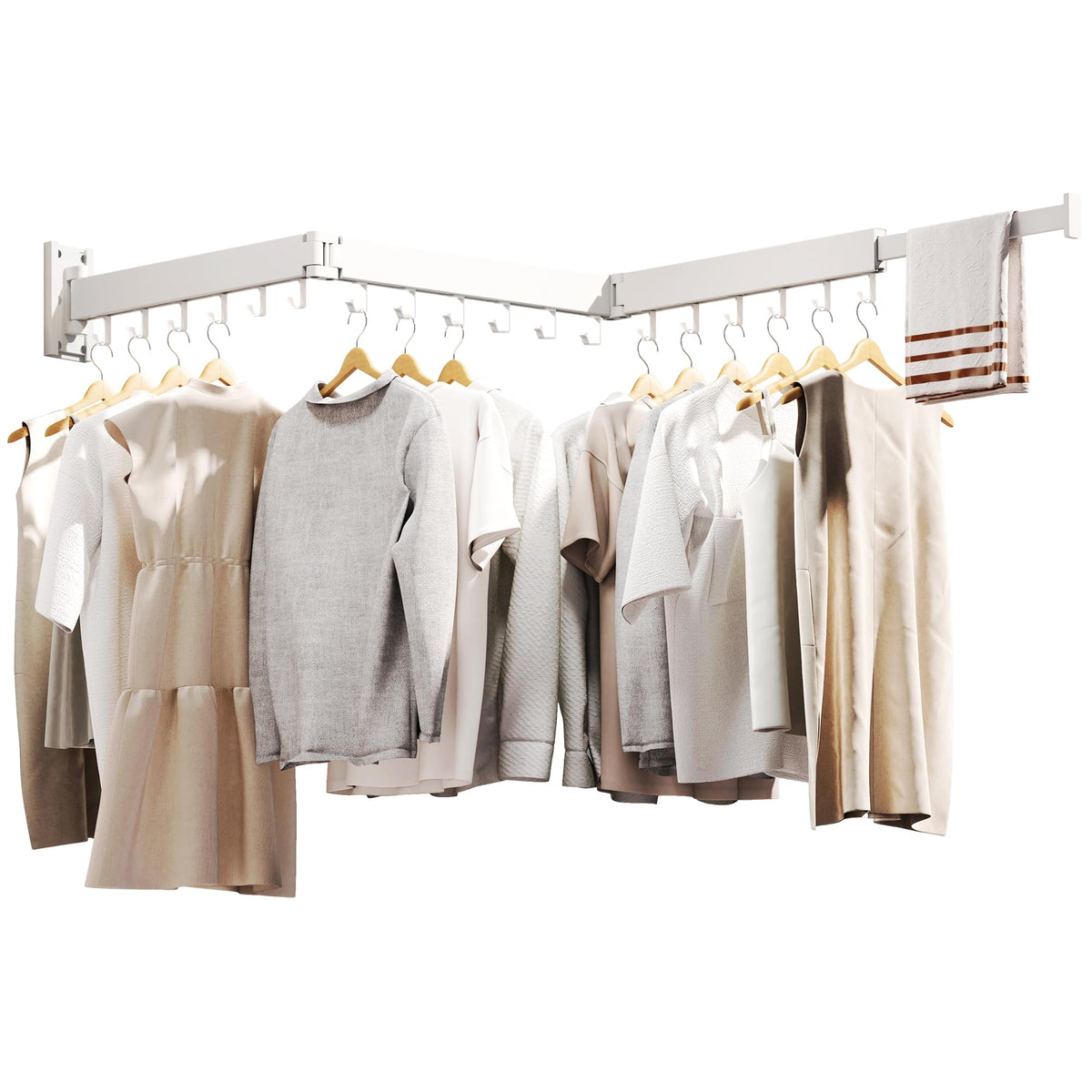 Clothes Drying Rack Wall Mounted