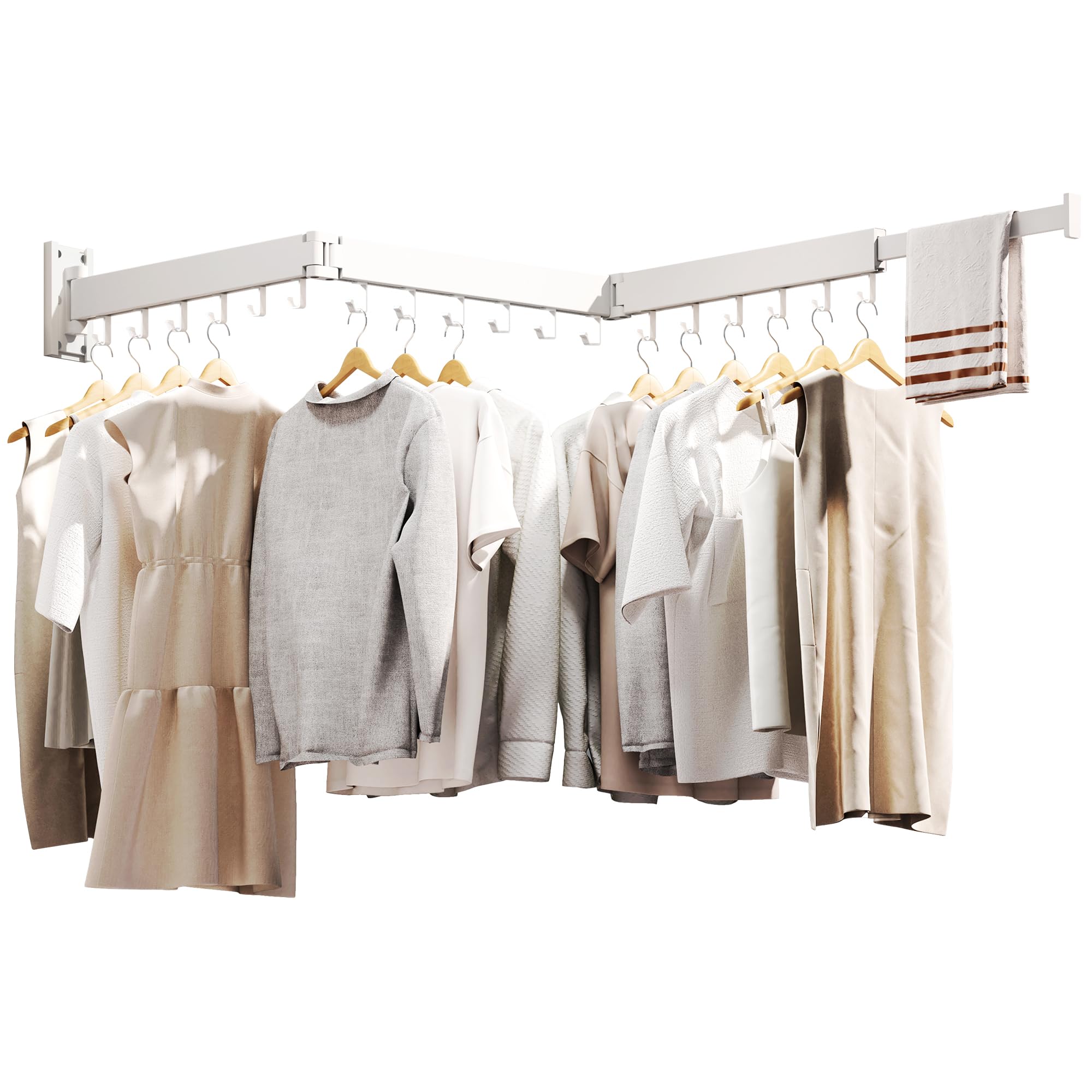 Clothes Drying Rack Wall Mounted