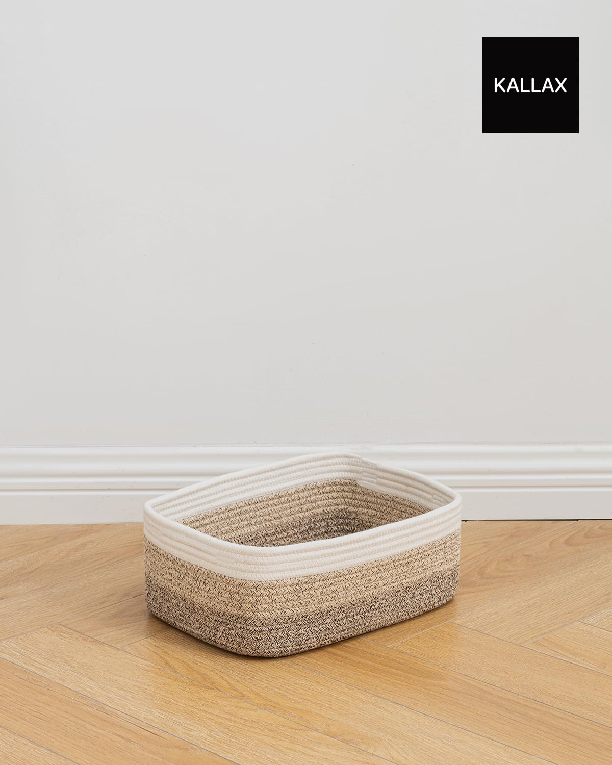 Small Woven Storage Basket for Organizing (3 Count)