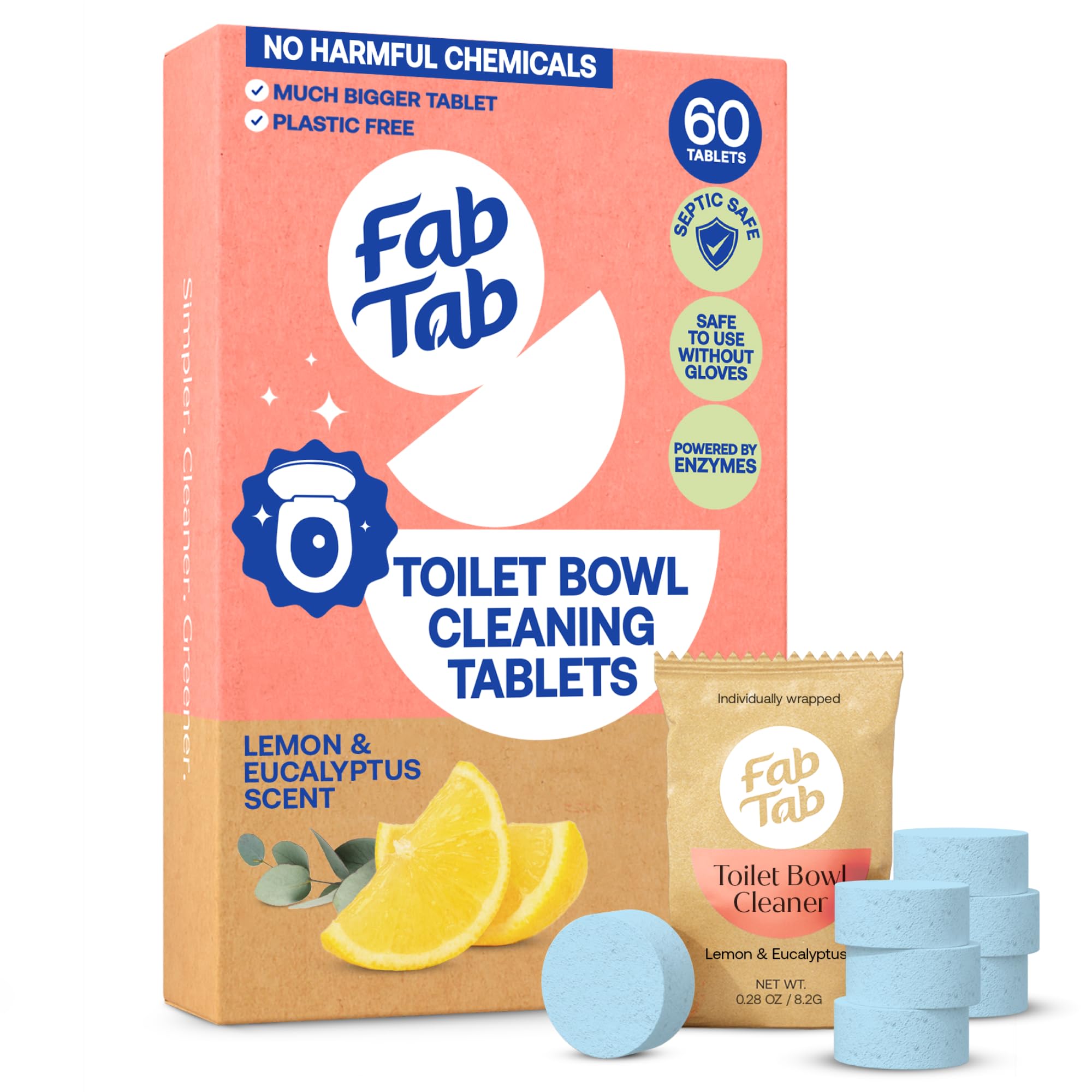 Toilet Bowl Cleaning Tablets (60 Count)