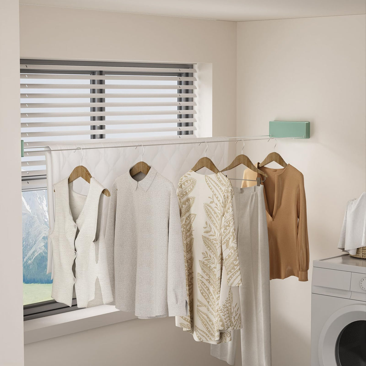 Retractable Clothesline Indoor
