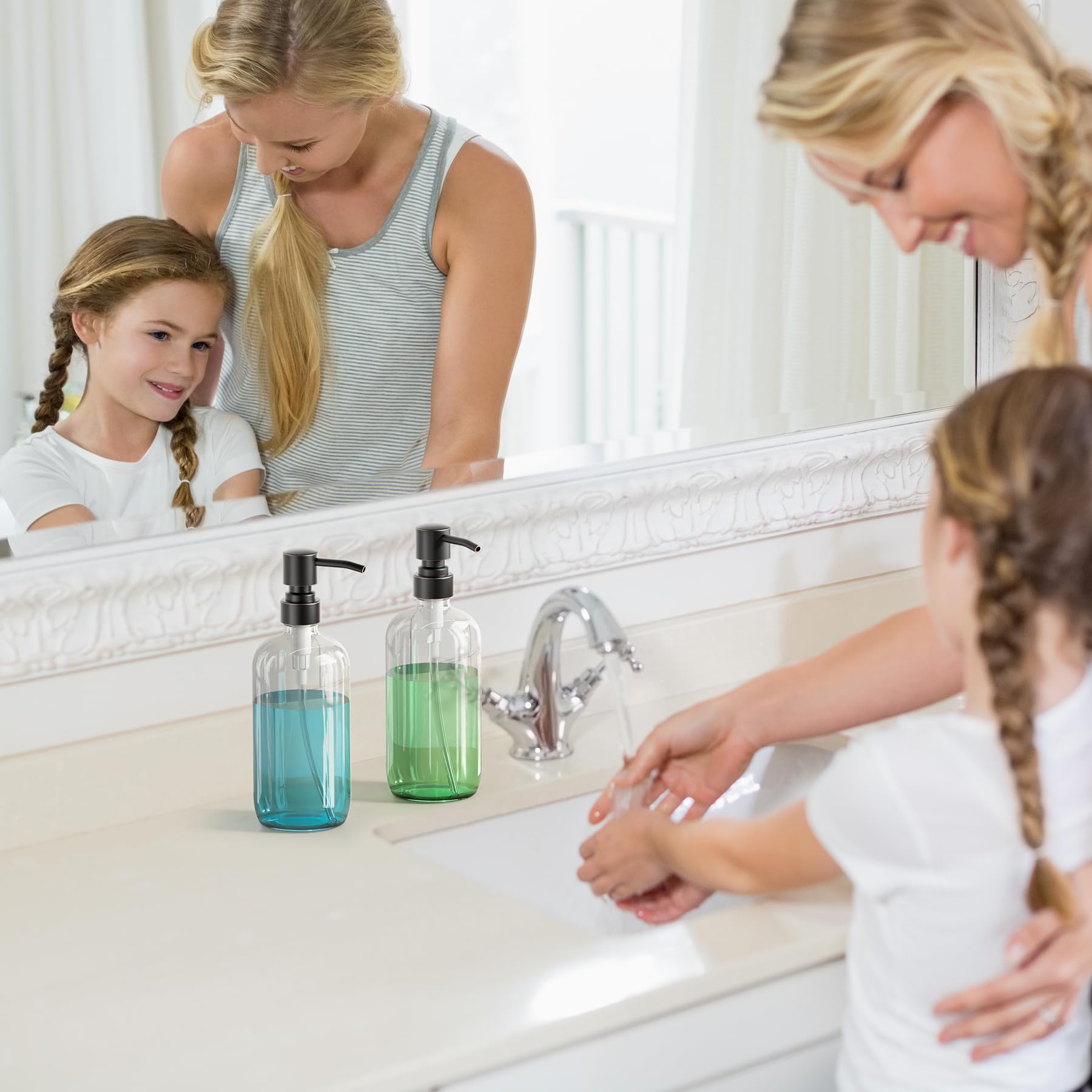 Glass Soap Dispenser (2 Count)