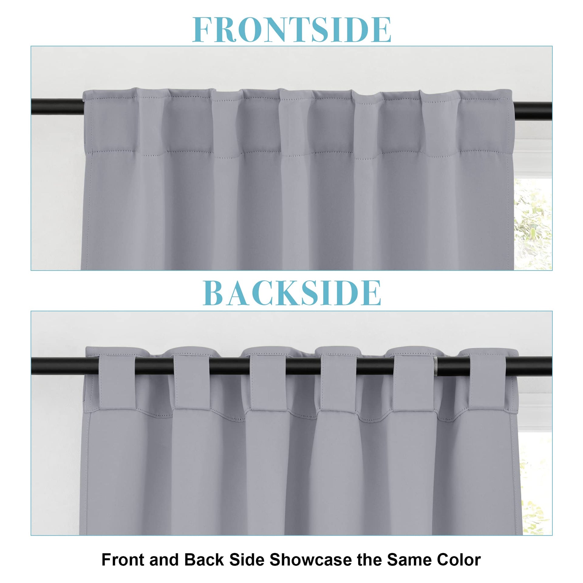 Short Blackout Curtains (2 Count)