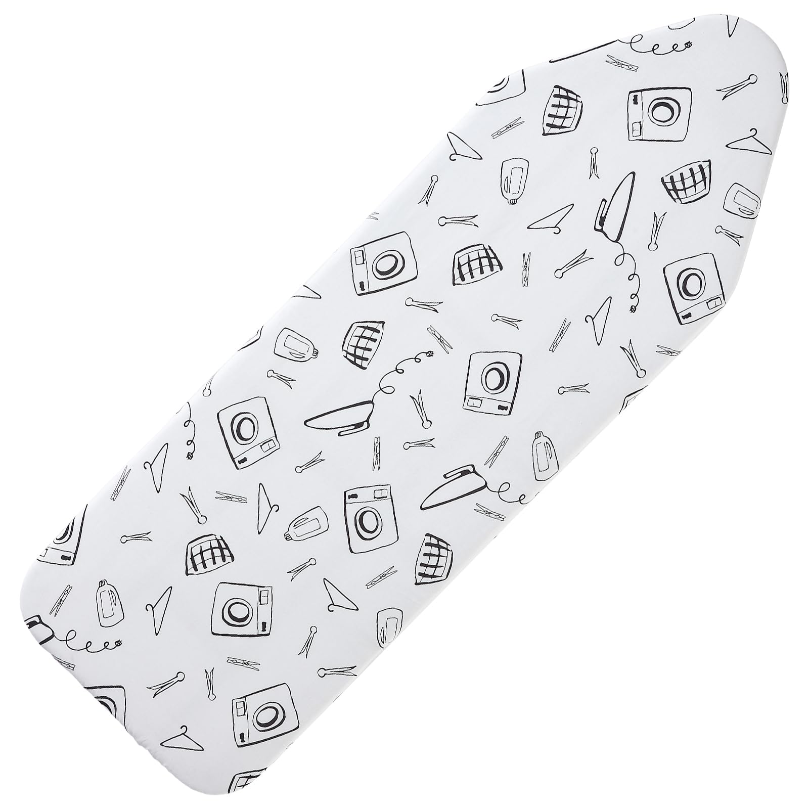Extra Wide Ironing Board Cover and Pad 18 x 54 inch Heat Reflective with Hook and Loop Fasteners