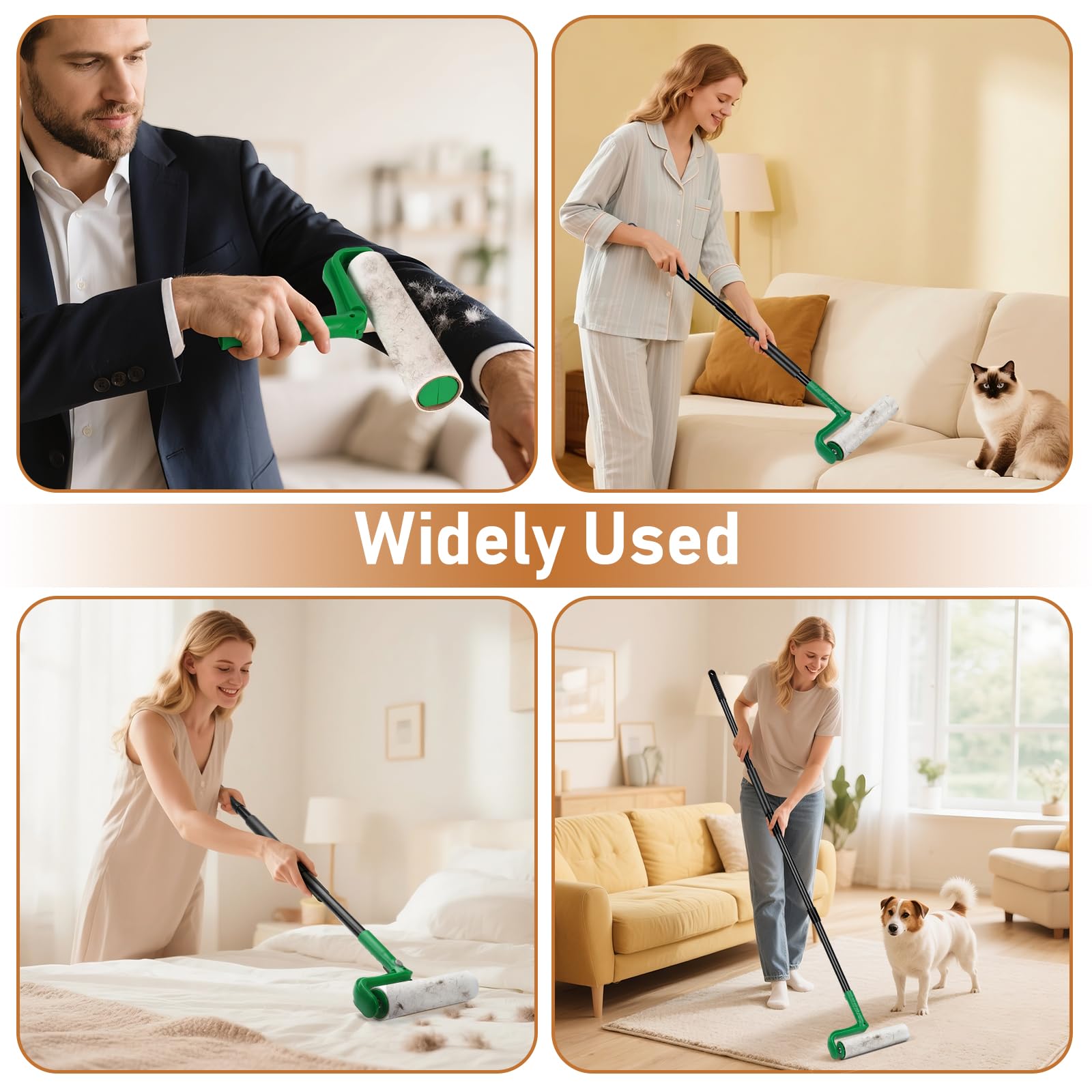 10 Inch Large Lint Roller Refills for Lint Remover
