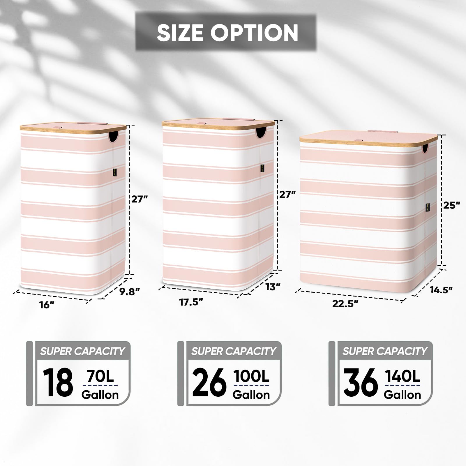 Laundry Hamper with Lid