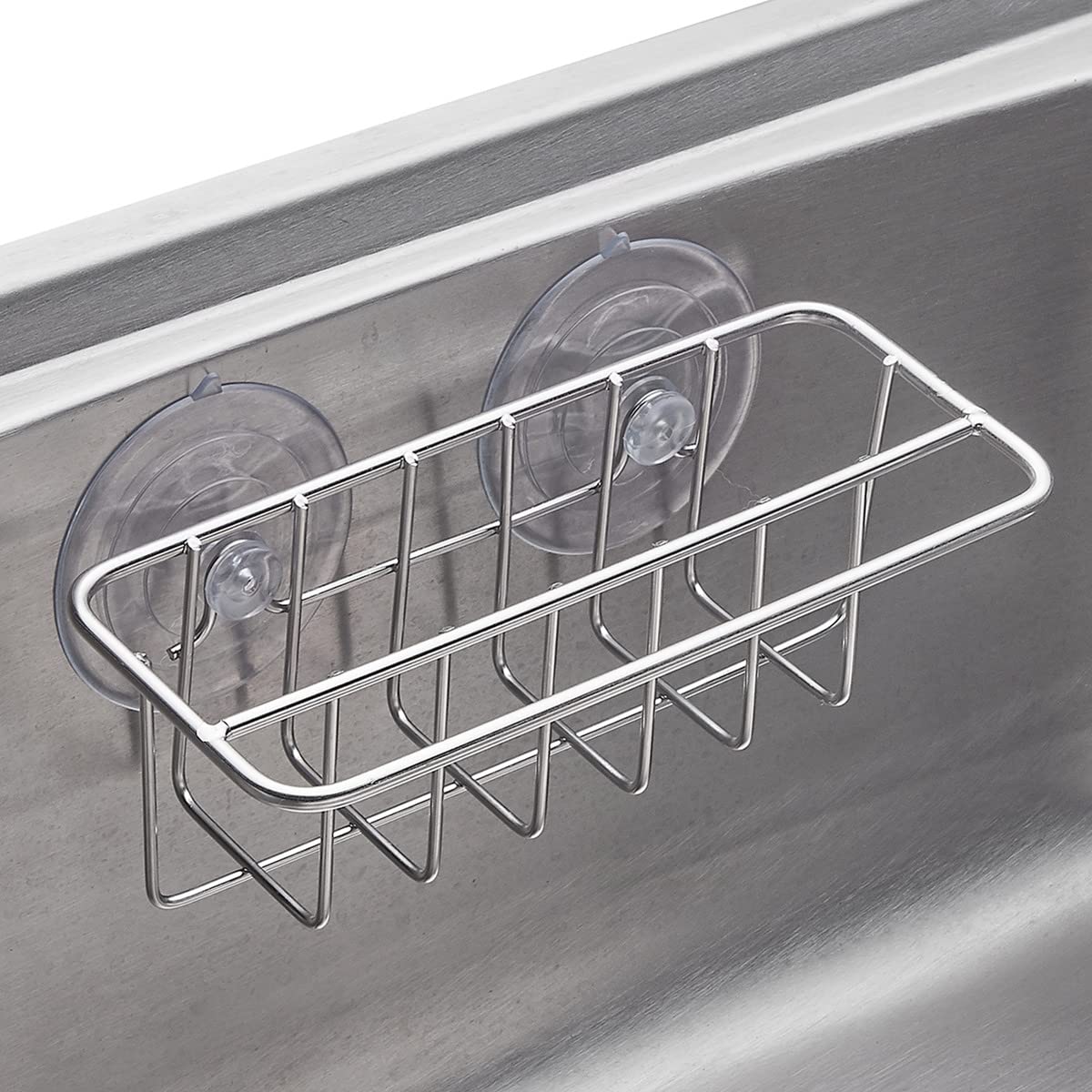 Sink Caddy Sponge Holder for Kitchen Sink Dish Cloth Hanger 2 Suspension Options