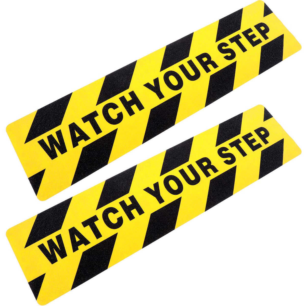 2 Pieces Watch Your Step Floor Stickers Anti Slip Abrasive Safety