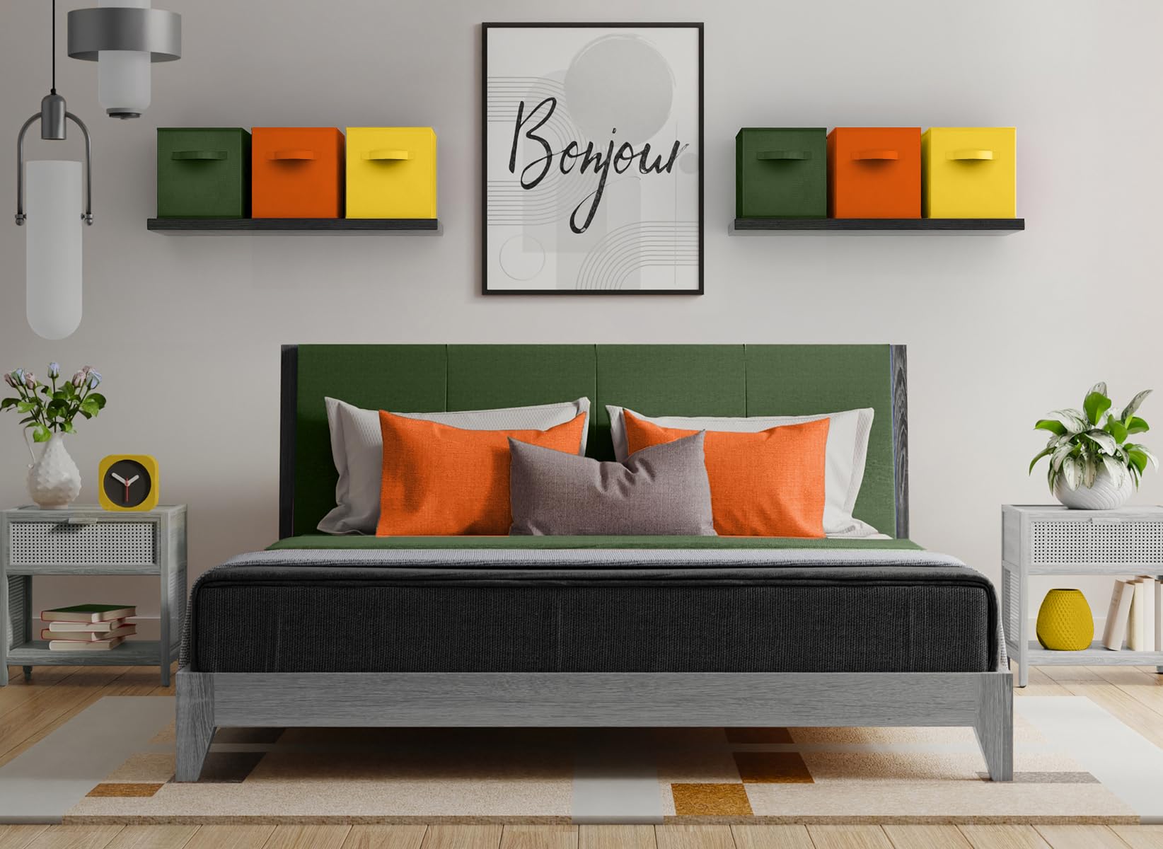 Foldable Storage Cubes (6 Cube Bins)