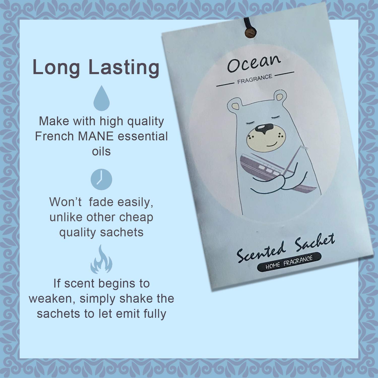 14 Packs Scented Sachets Bags for Drawers and Closets Home Fragrance Gift (14 Count)