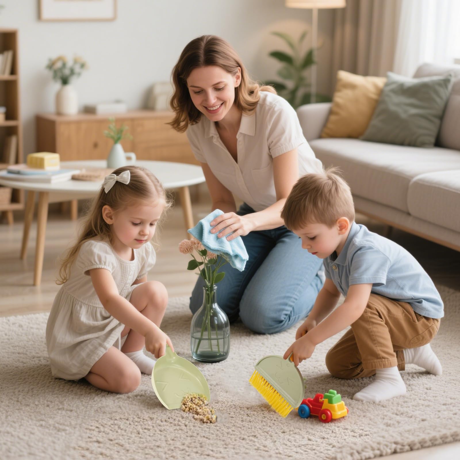Small Broom and Dustpan Set