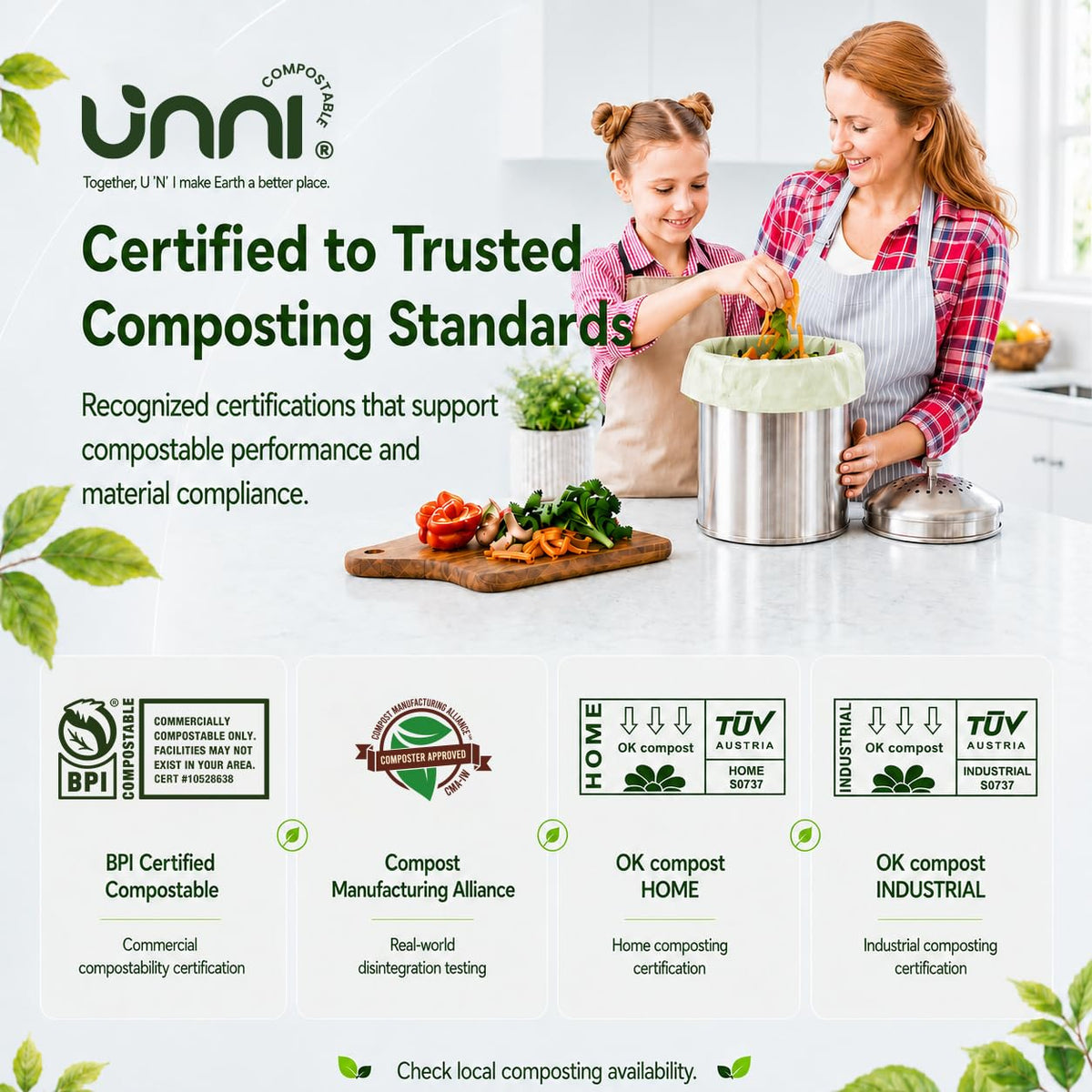 3 Gallon Compost Bags for Countertop Bin (100 Count)