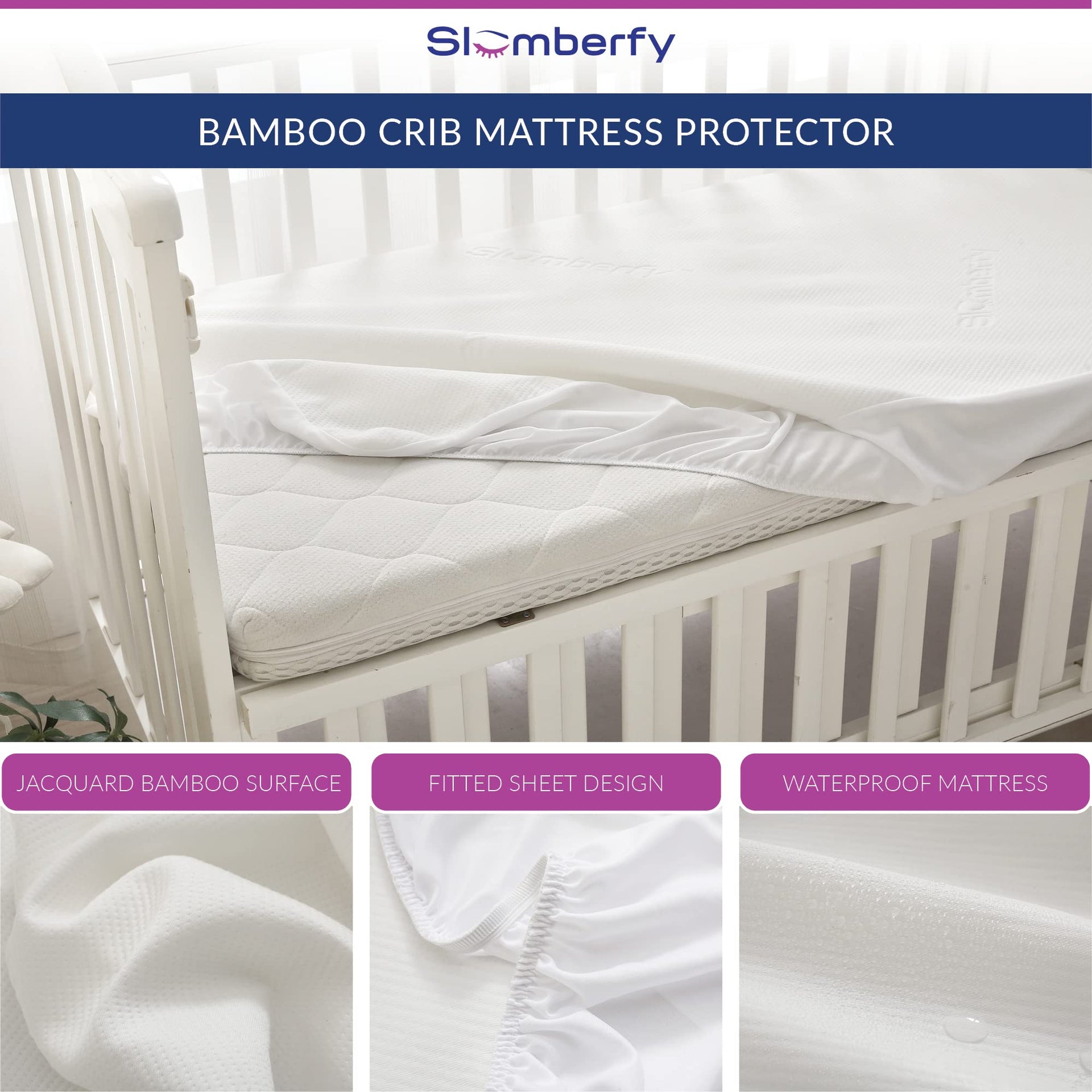 Waterproof Mini Crib Mattress Protector
