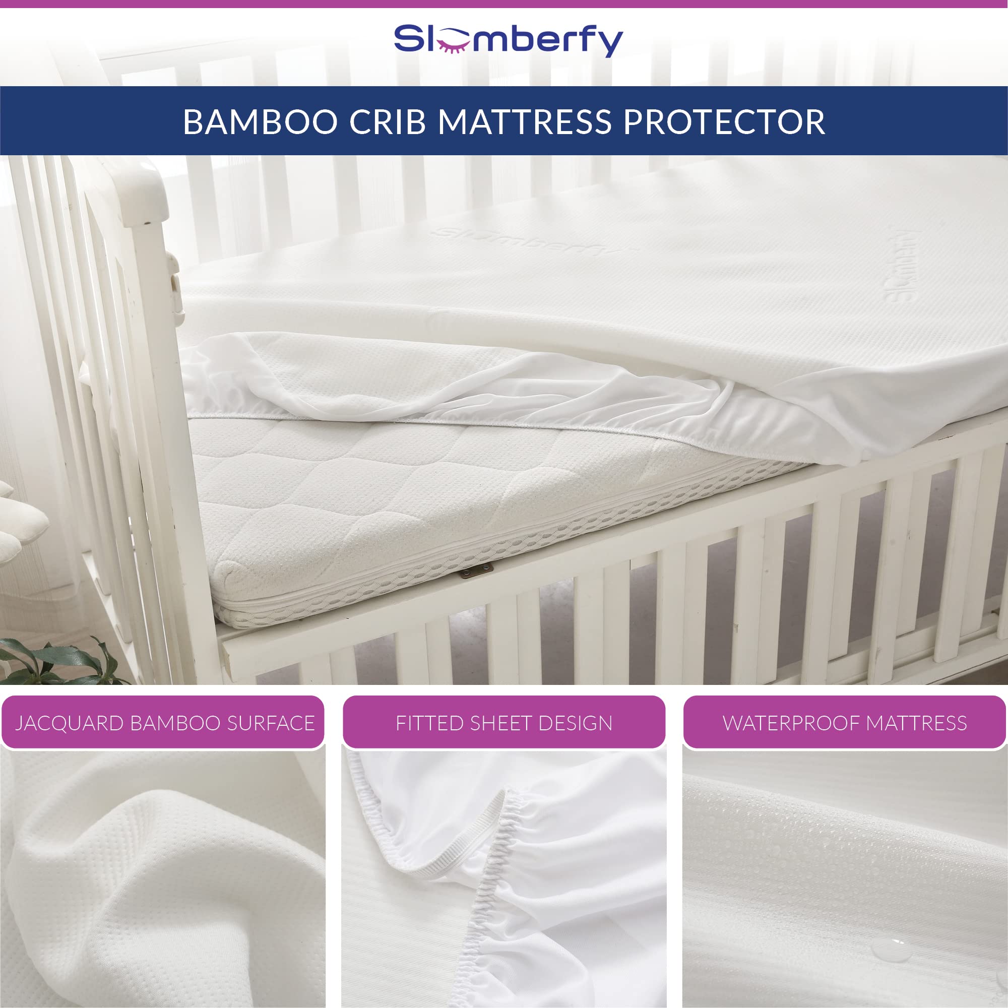 Waterproof Mini Crib Mattress Protector